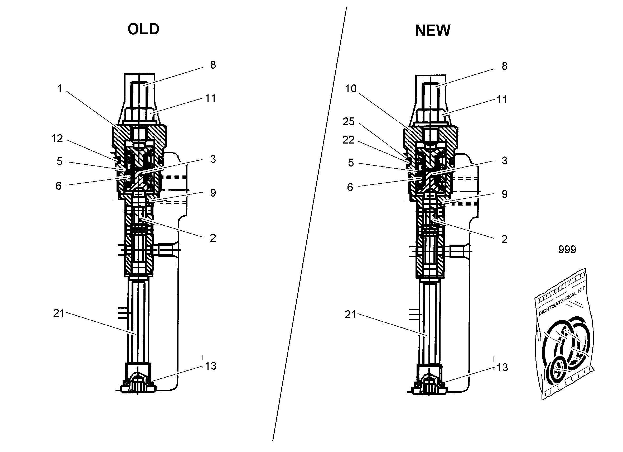 КОМПЛЕКТ УПЛОТНЕНИЙ 11913128 LIEBHERR
