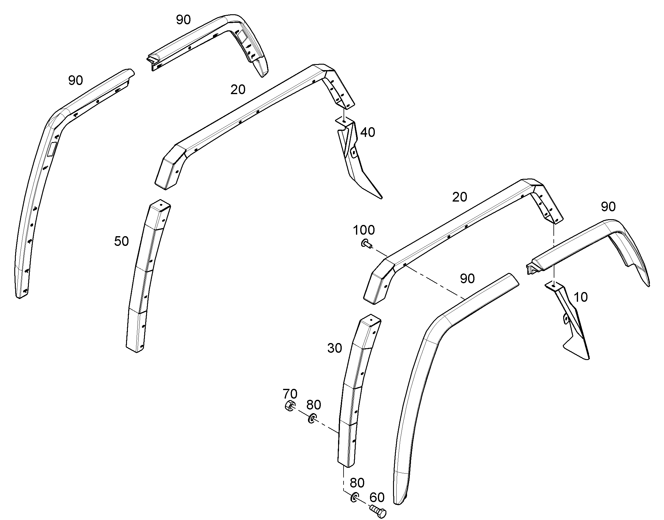 РАСПОР OBEN 12897398 LIEBHERR