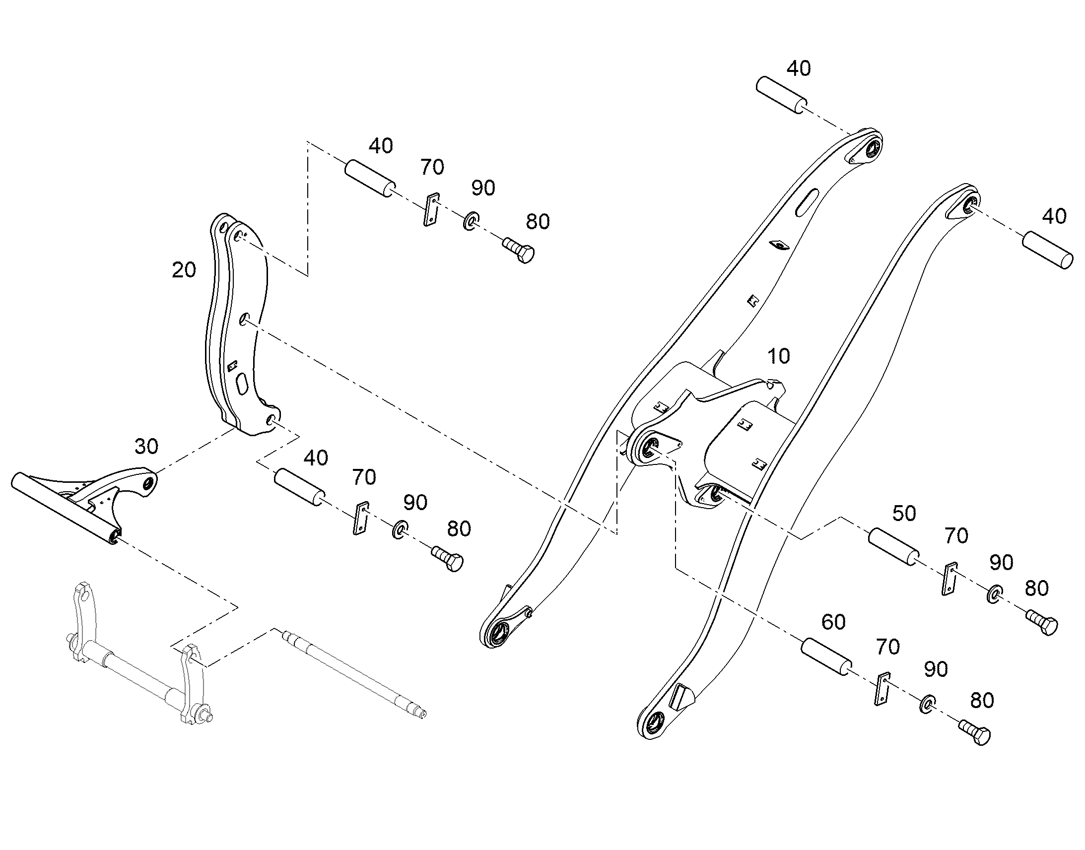 СЕРЬГА СОЕДИНИТЕЛЬНАЯ 12906574 LIEBHERR
