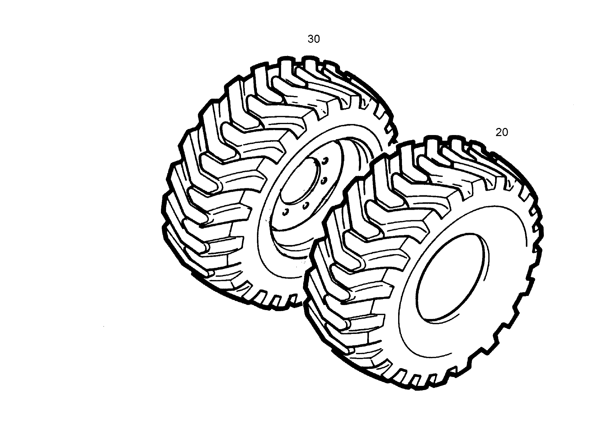 ЛЕВ. КОЛЕСО TRELLEBORG 500/45 - 22,5 13538830 LIEBHERR