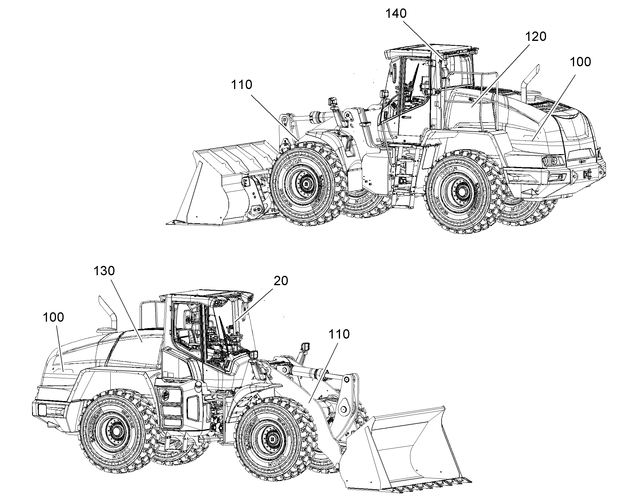 ТАБЛИЧКА L550 707mmX180mm 13446151 LIEBHERR