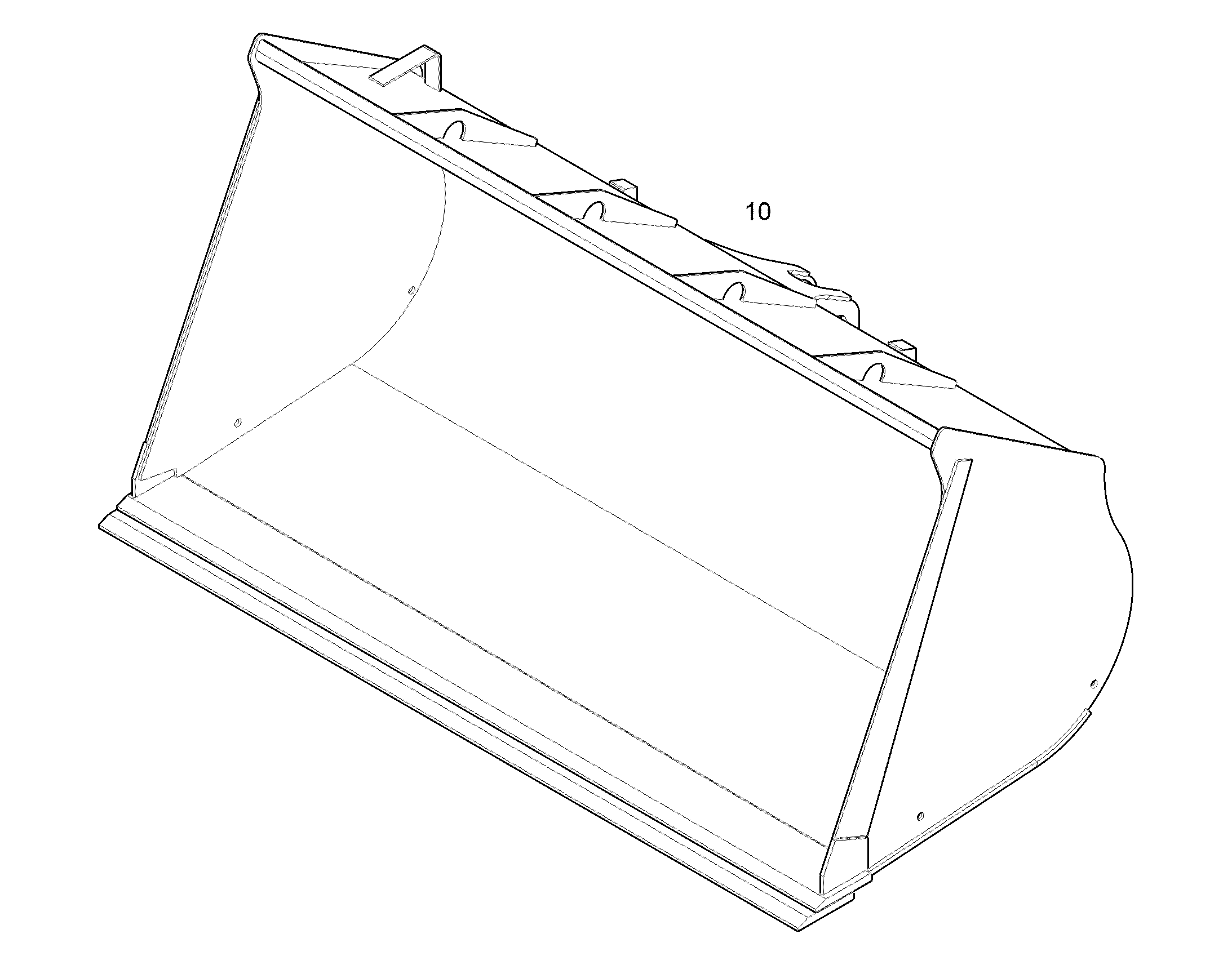 КОВШ ДЛЯ ЛEГКИХ ГРУЗОВ 3000mm 6,00m³ 12248593 LIEBHERR