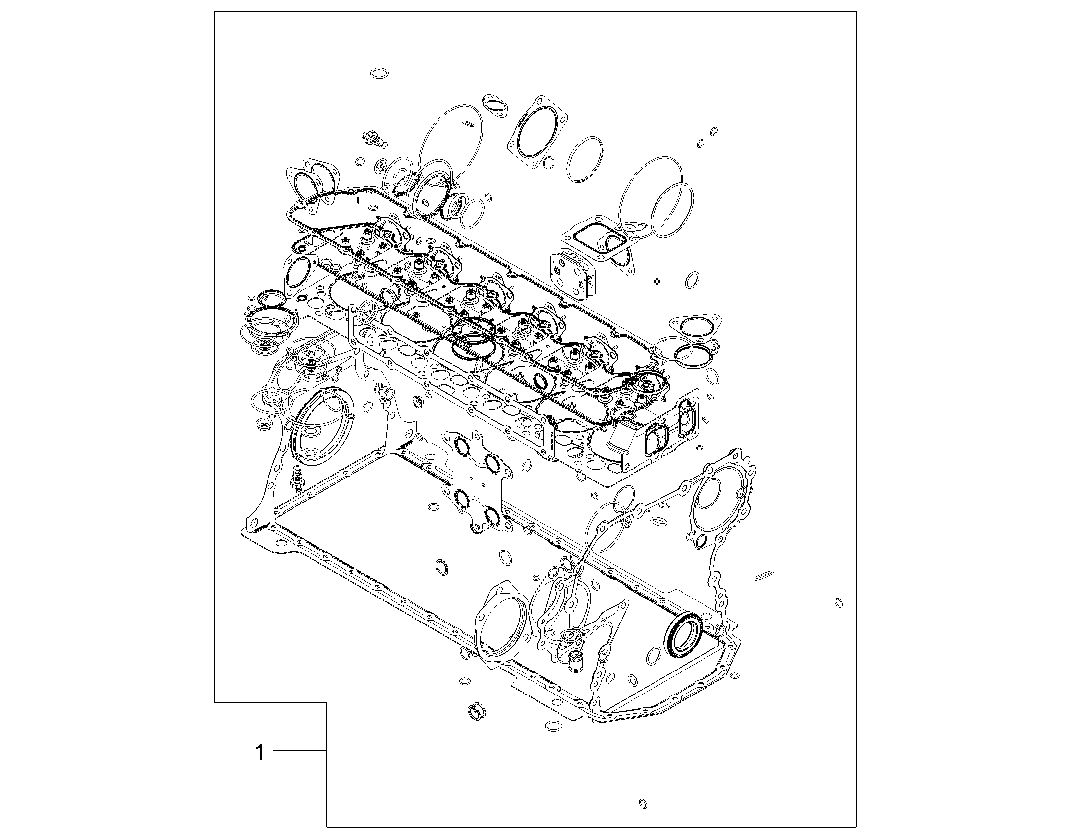 КОМПЛЕКТ УПЛОТНЕНИЙ 12278631 LIEBHERR