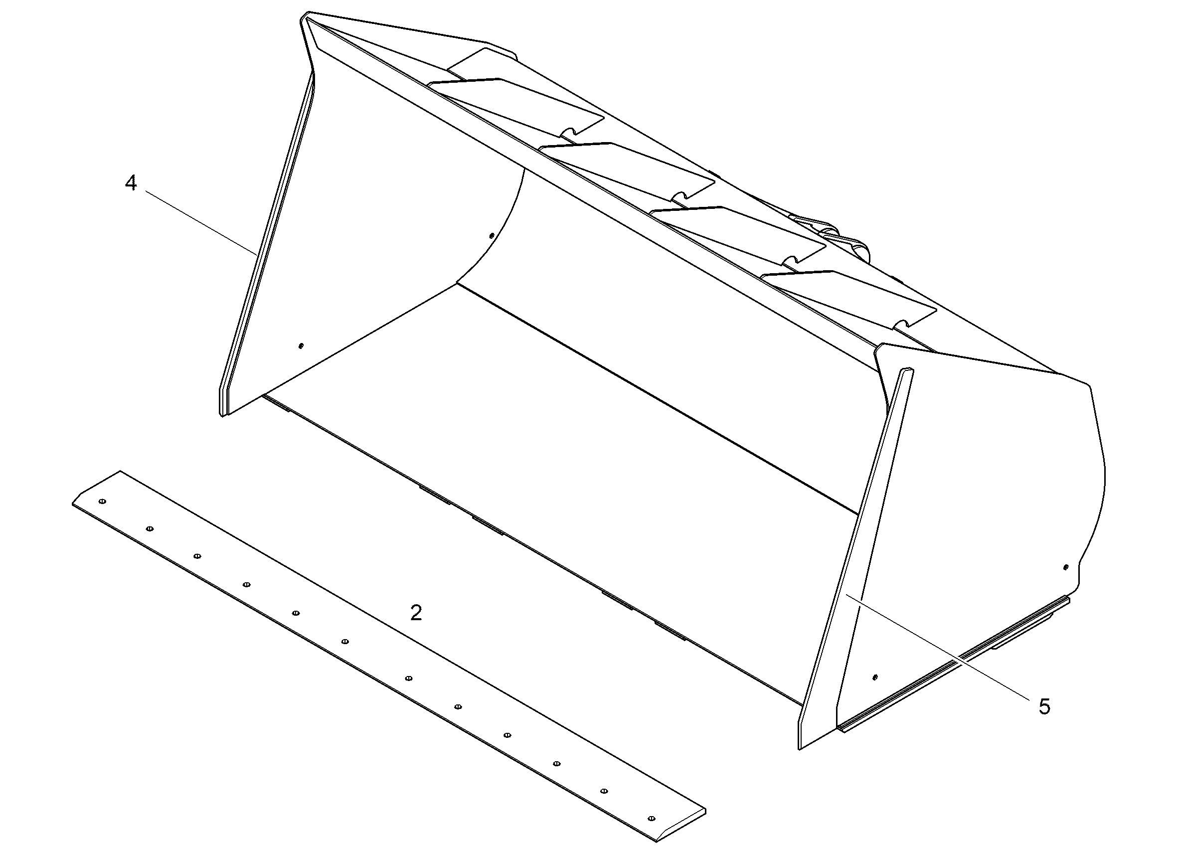 КУСАЧКИ БОКОВЫЕ СЛЕВА 13561515 LIEBHERR