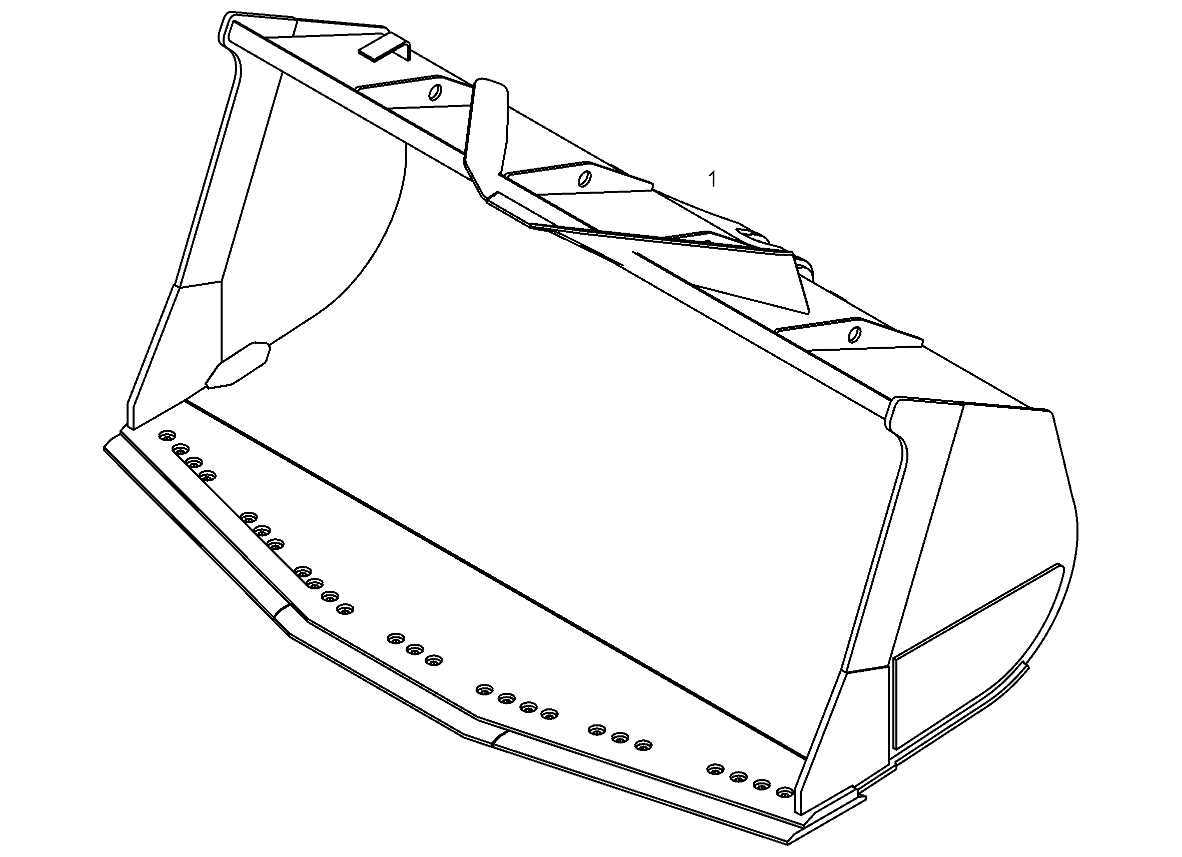 КОВШ ОТКИДНОЙ 3430mm 5,50m³ 11826615 LIEBHERR