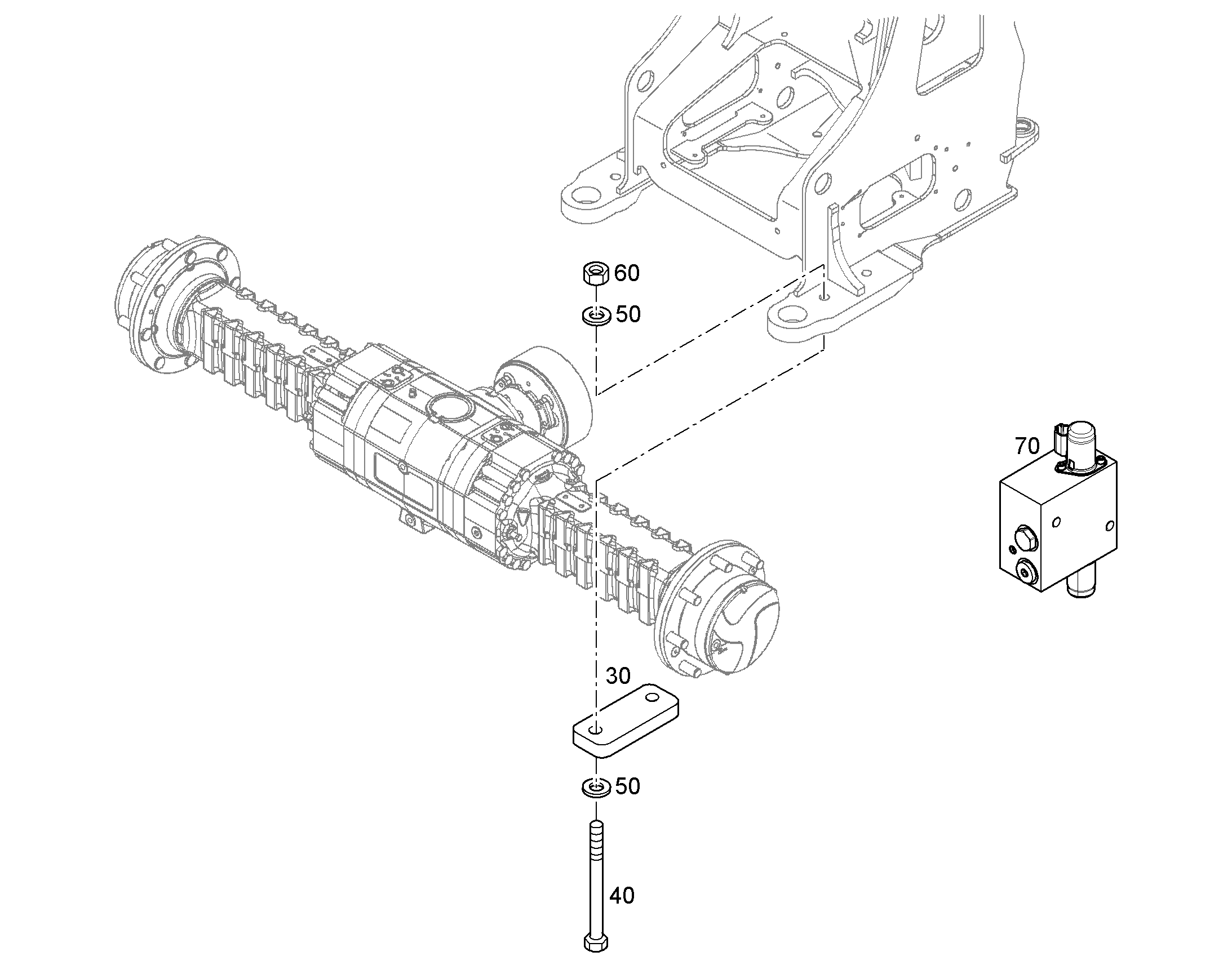 МОНТАЖ.ДЕТАЛИ 100% ДИФФЕРЕНЦ. 12872806 LIEBHERR