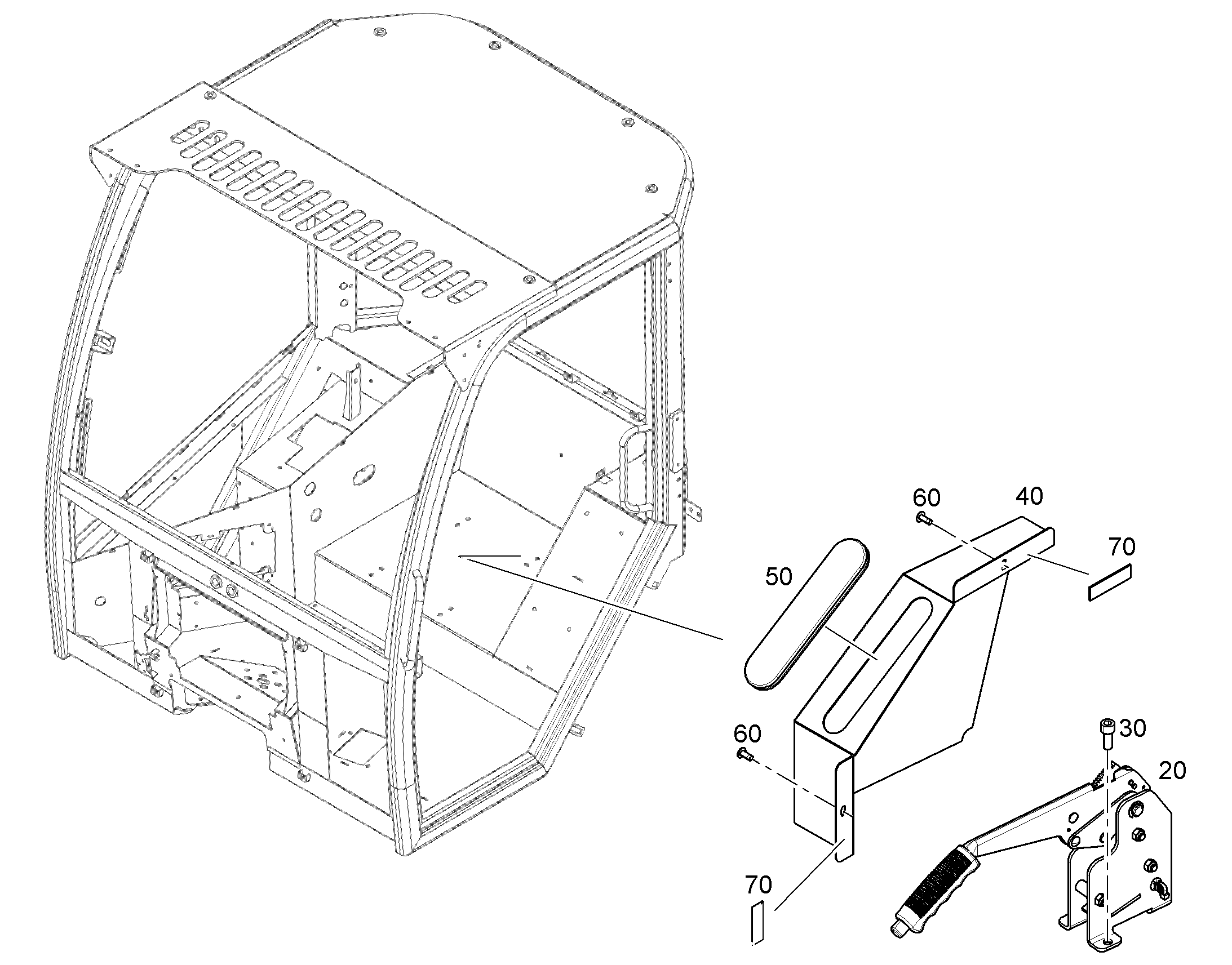 НАКОНЕЧНИК РЕЗИНОВЫЙ 12897276 LIEBHERR