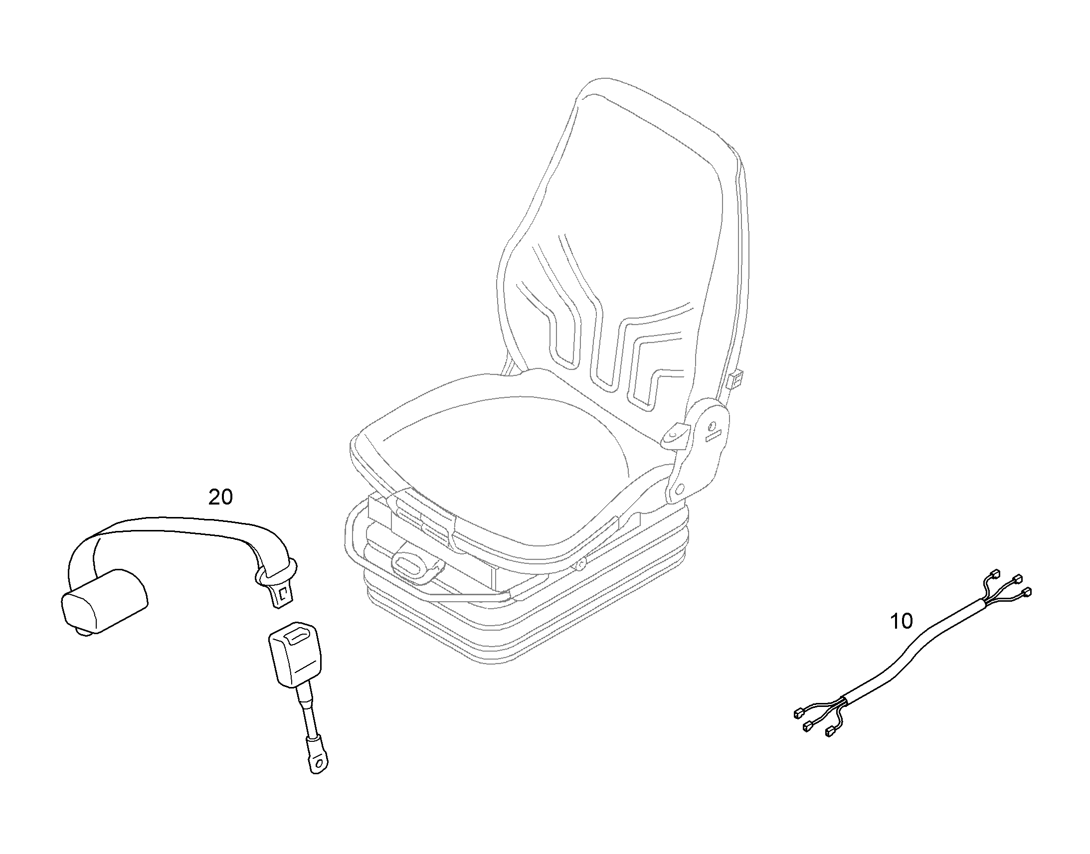 SAFETY BELT SWITCH WH 13572768 LIEBHERR