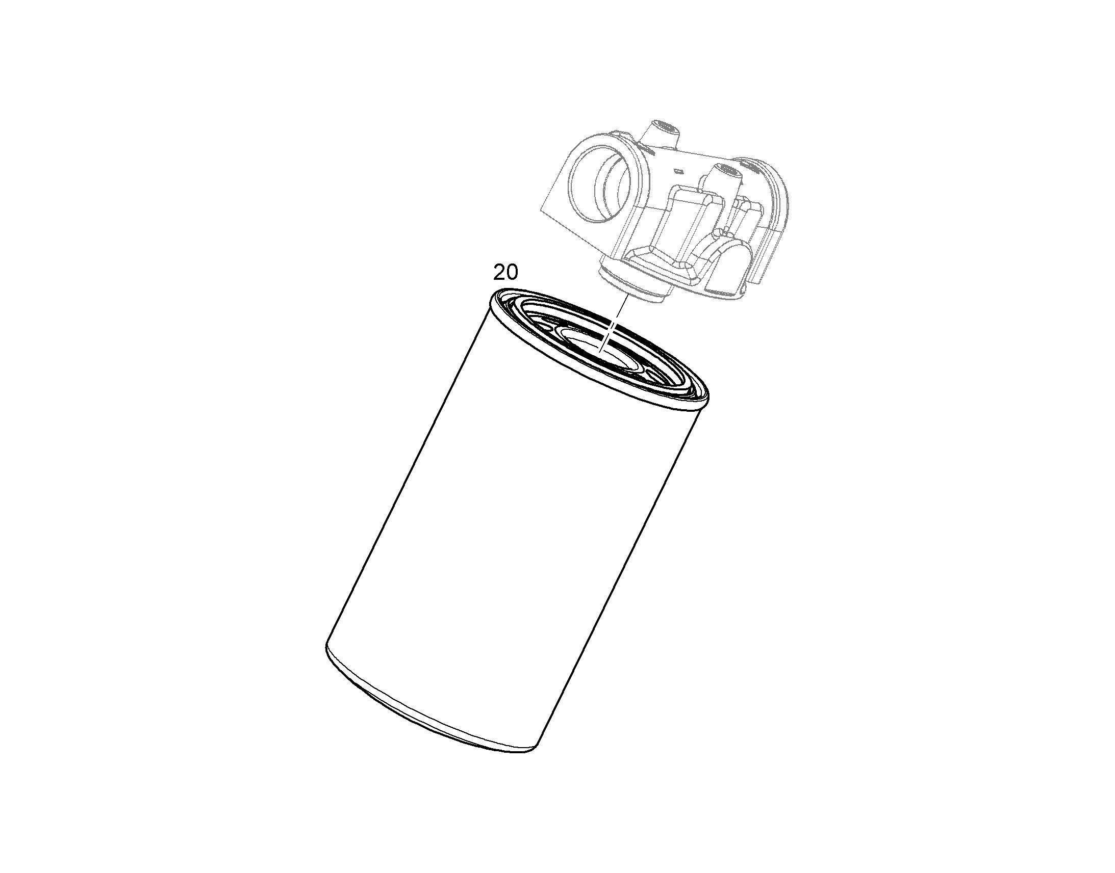 ФИЛЬТРУЮЩИЙ ЭЛЕМЕНТ 10µm 12257209 LIEBHERR