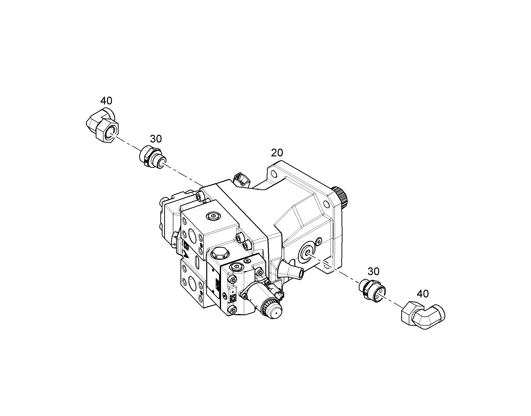 ДВИГАТЕЛЬ РЕГУЛИРУЕМЫЙ H1B 110cm³/U 12244540 LIEBHERR
