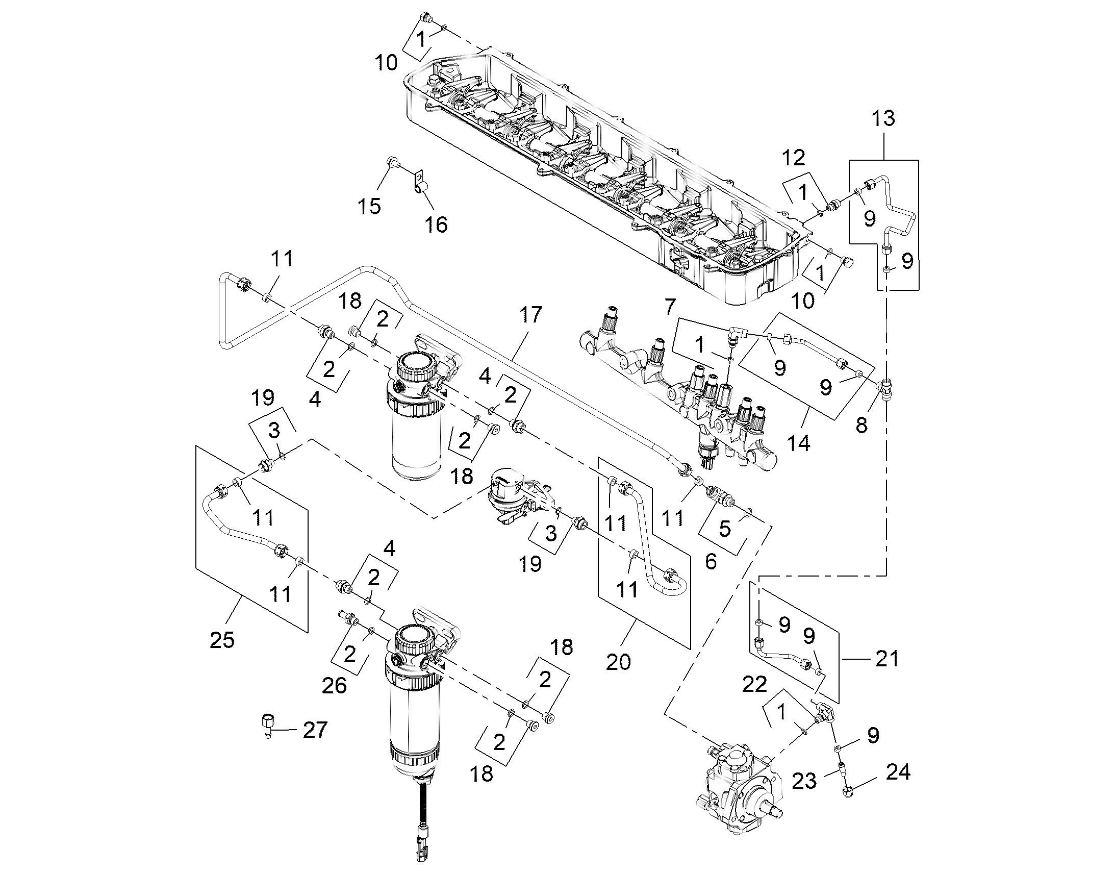 ЗАГЛУШКА РЕЗЬБОВАЯ 12282578 LIEBHERR