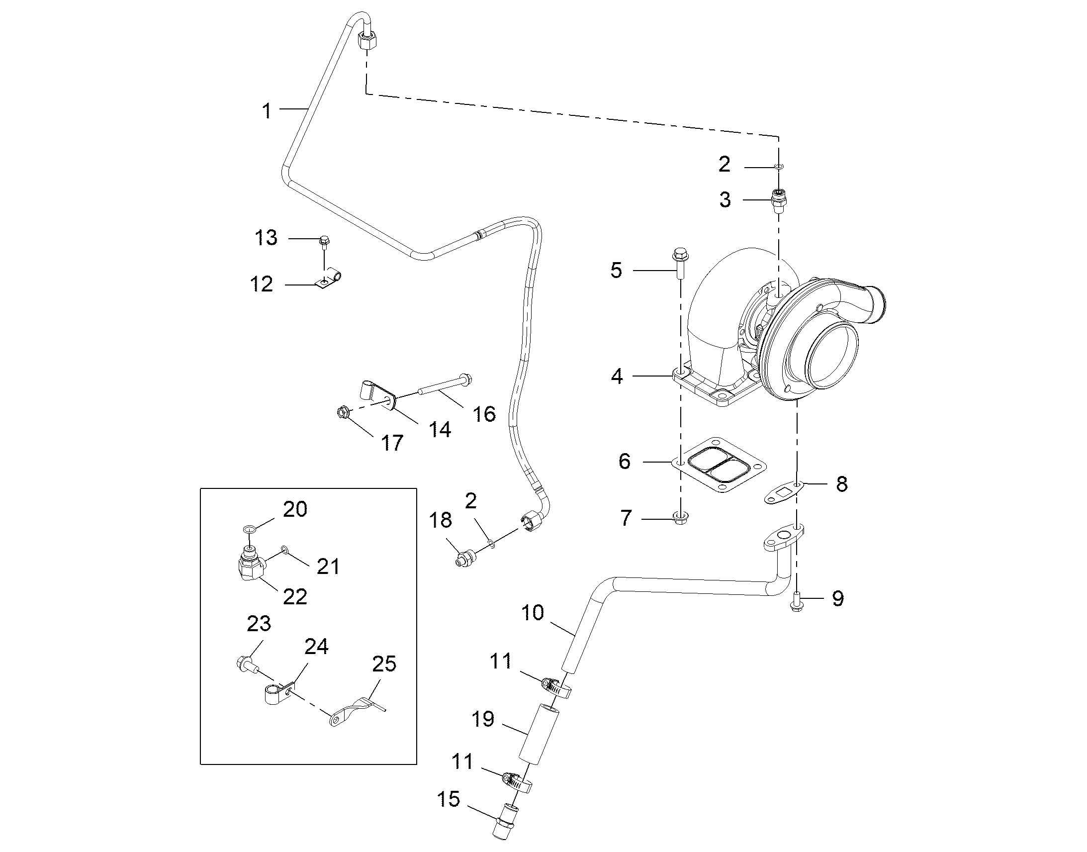 SPRING CLIP ODER SNAP-TYPE TER 12250177 LIEBHERR