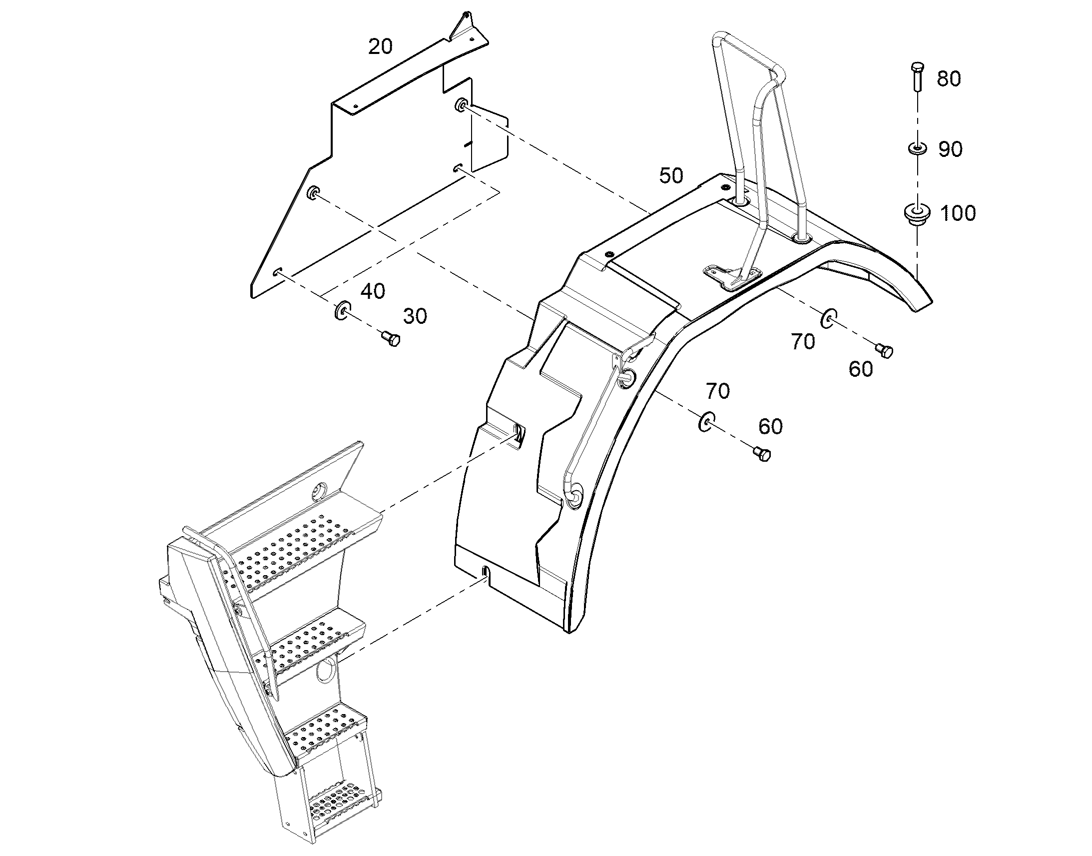 БОКОВАЯ ДЕТАЛЬ 13592984 LIEBHERR
