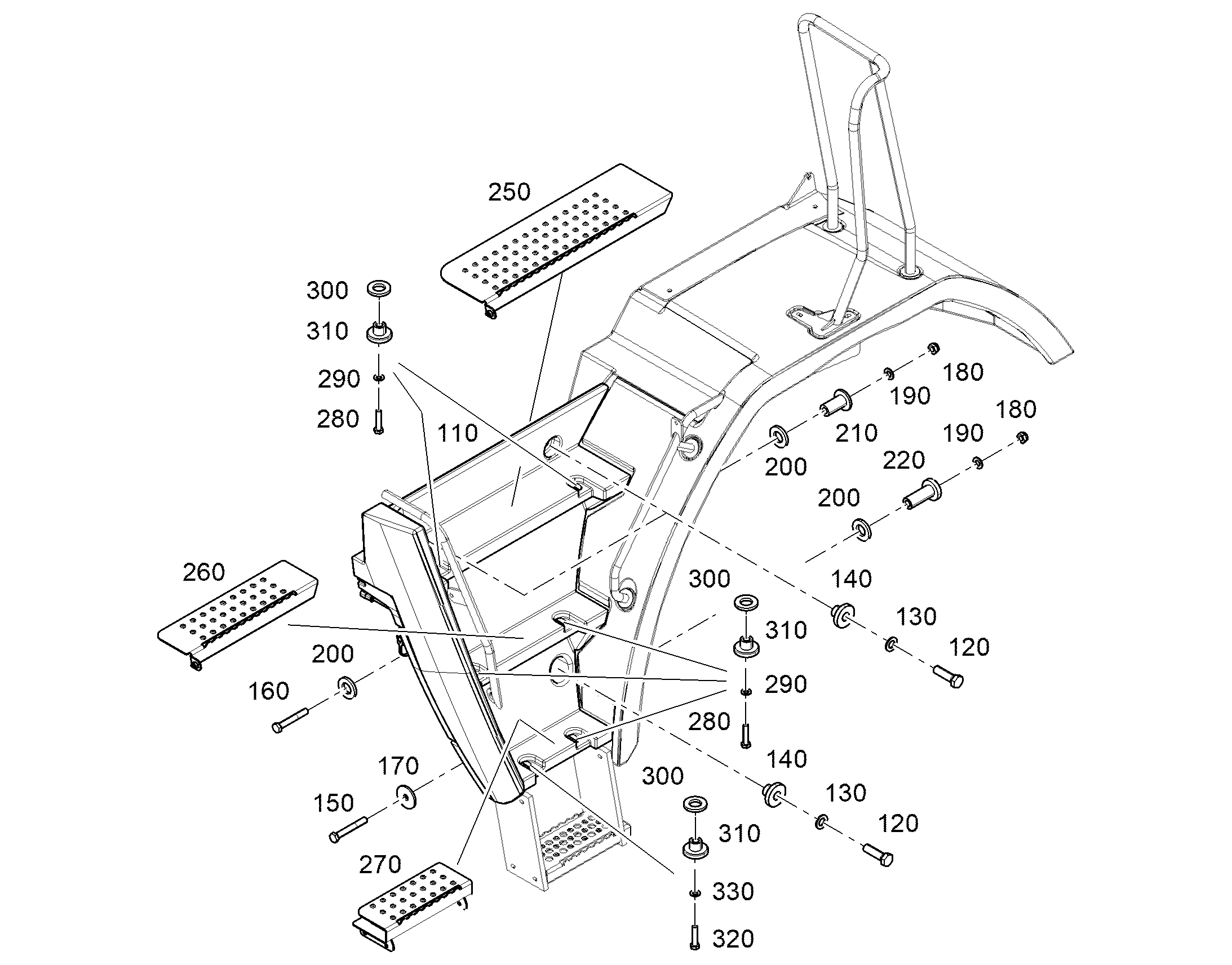 СТУПЕНЬ 12938294 LIEBHERR