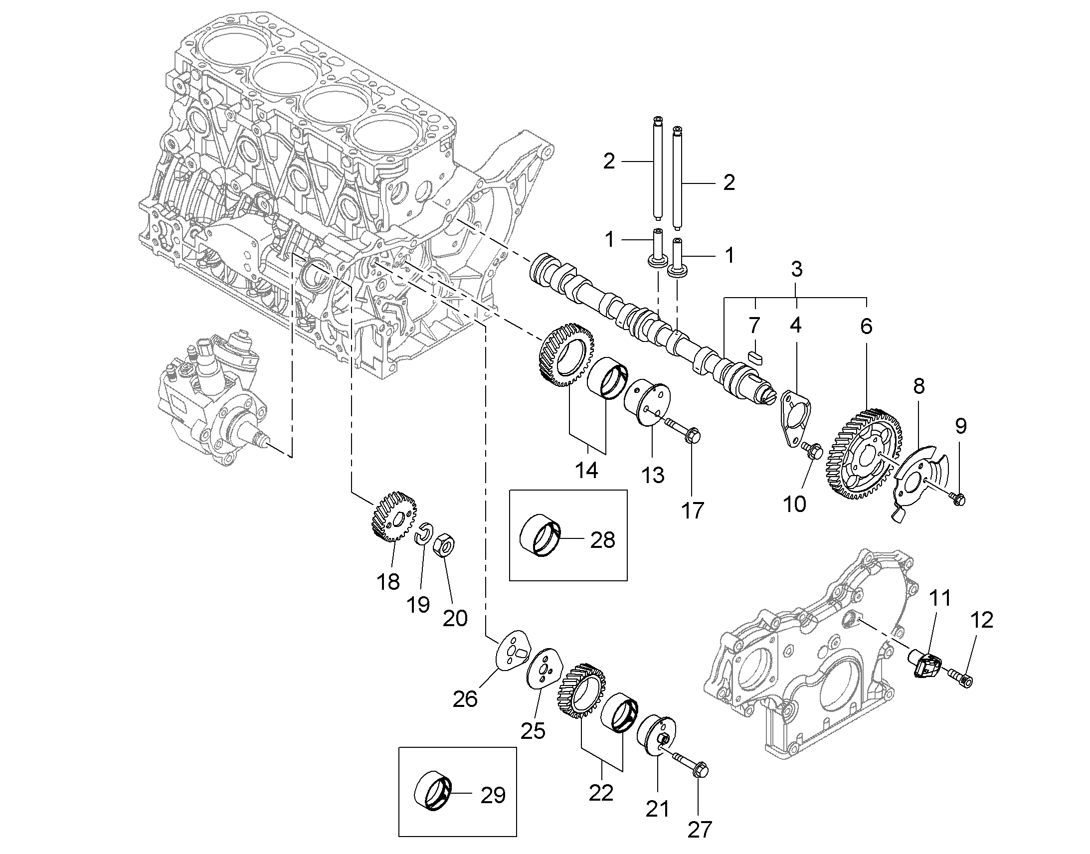 ТОЛКАТЕЛЬ КЛАПАНА 12283151 LIEBHERR