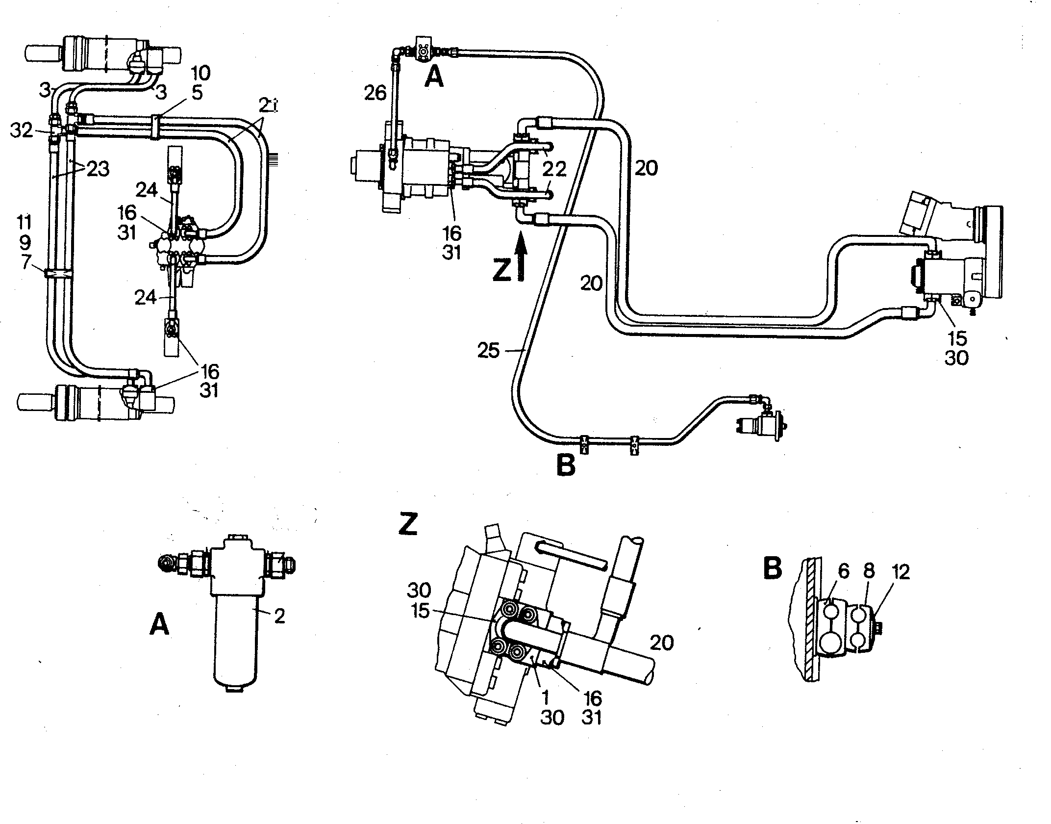 КЛЕММА ПОЛОВИННАЯ AEHNL.DIN 3015 Z 4 G 30 22 PP 10216214 LIEBHERR