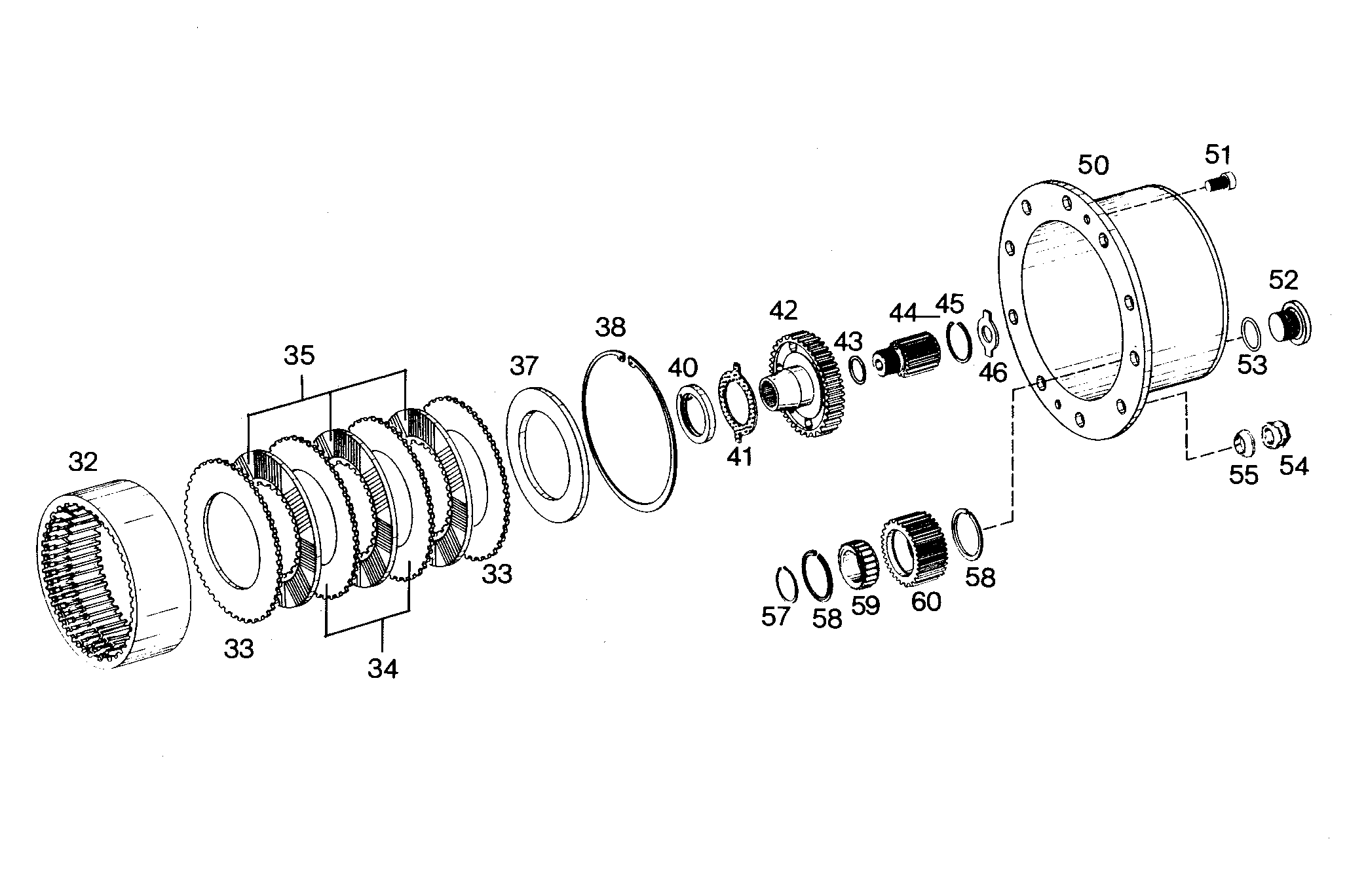ПРУЖИННОЕ СТОПОРНОЕ КОЛЬЦО 7616540 LIEBHERR