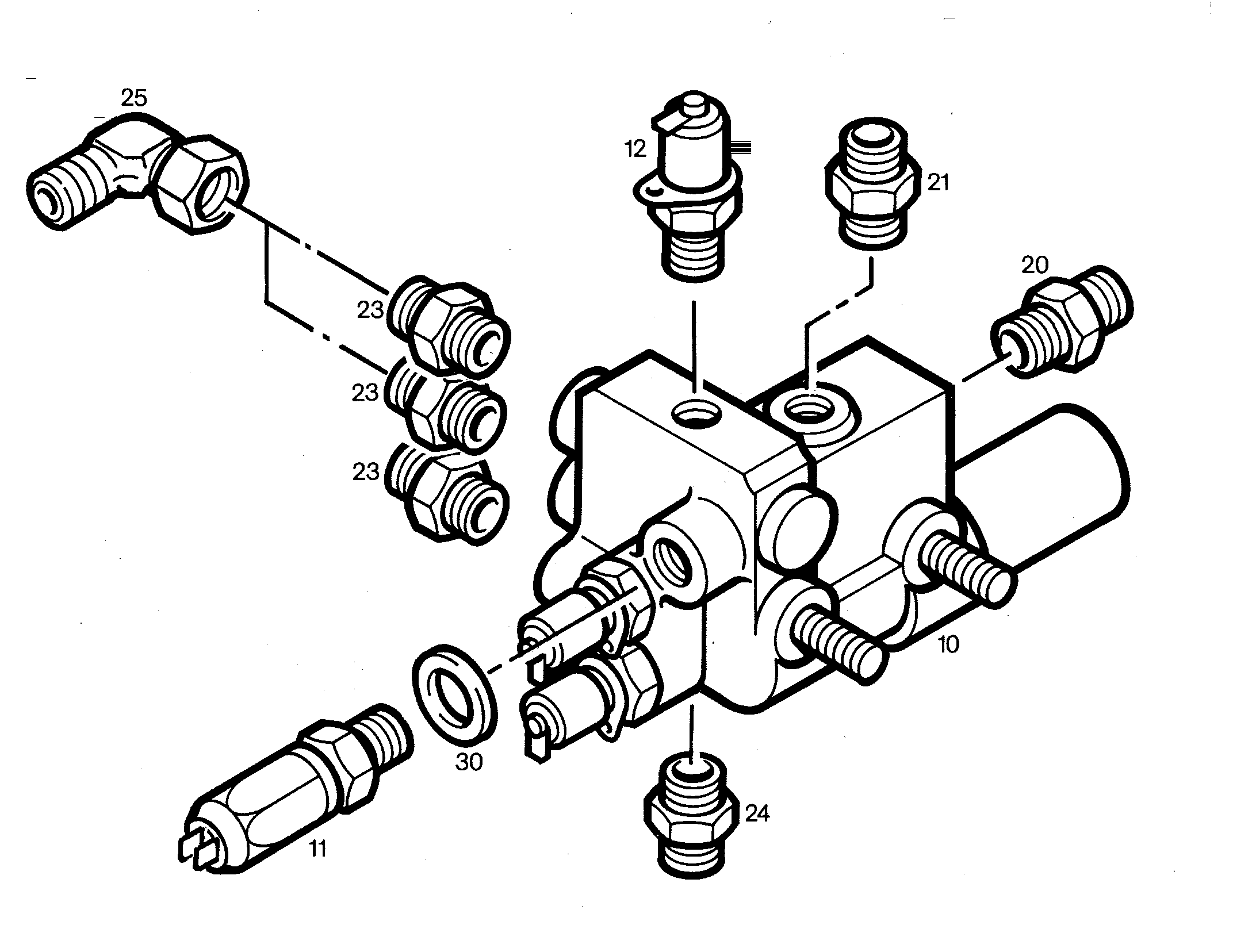 КЛАПАН ОТКЛЮЧАЮЩИЙ 5715729 LIEBHERR