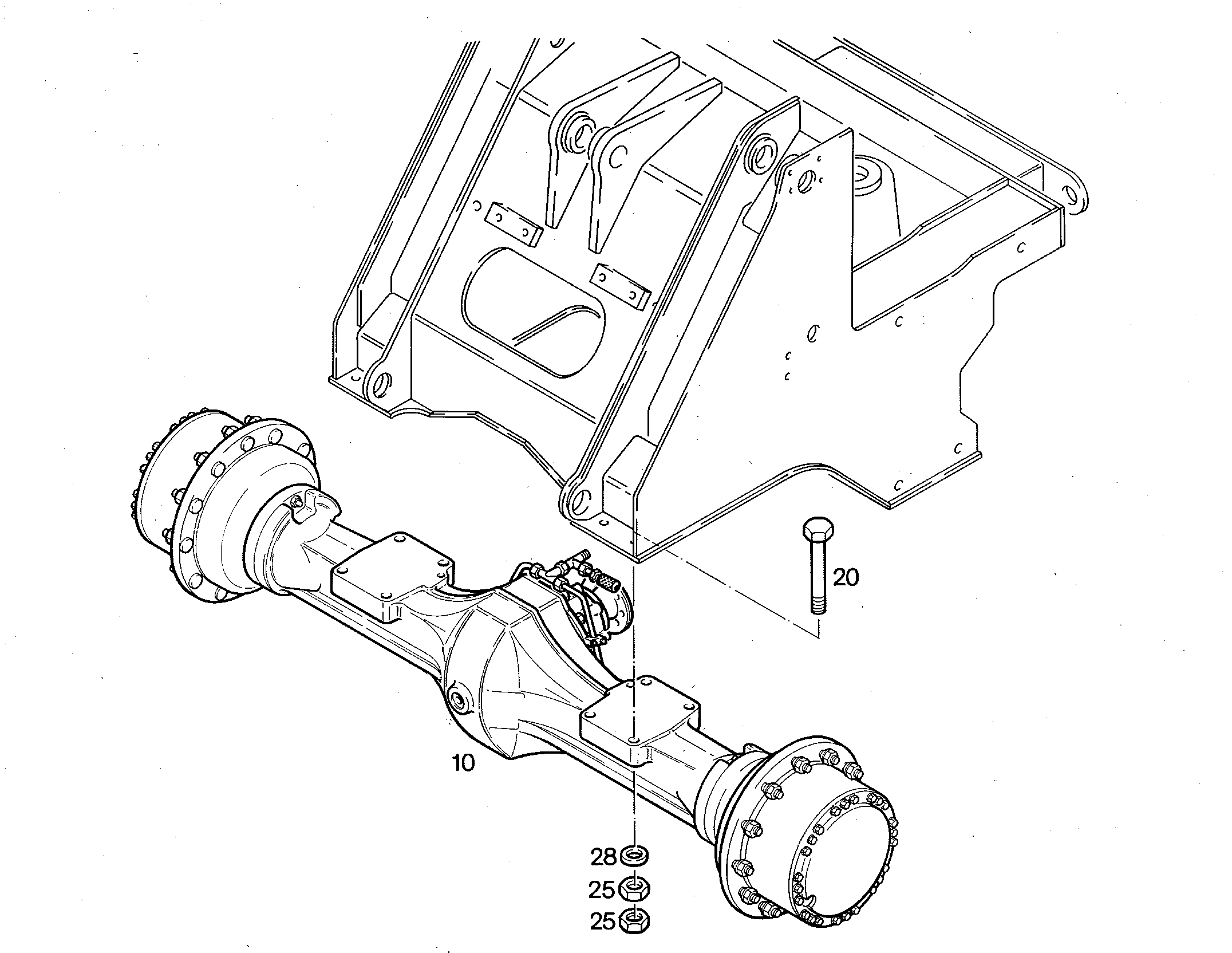 ШЕСТИГРАННАЯ ГАЙКА M24 4000388 LIEBHERR
