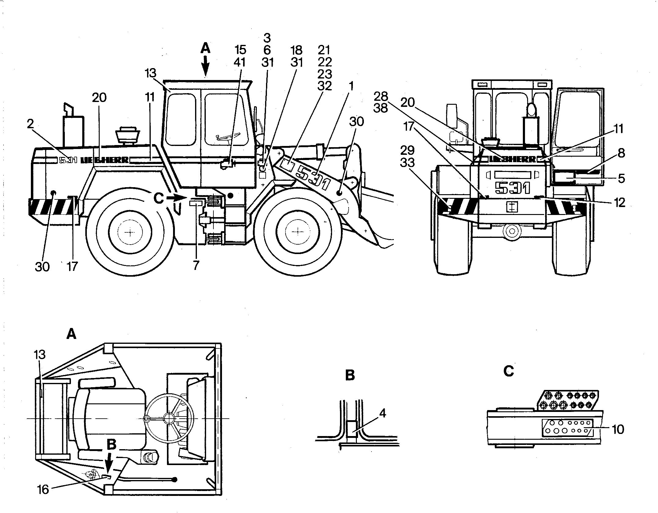 СКОБА 7615012 LIEBHERR