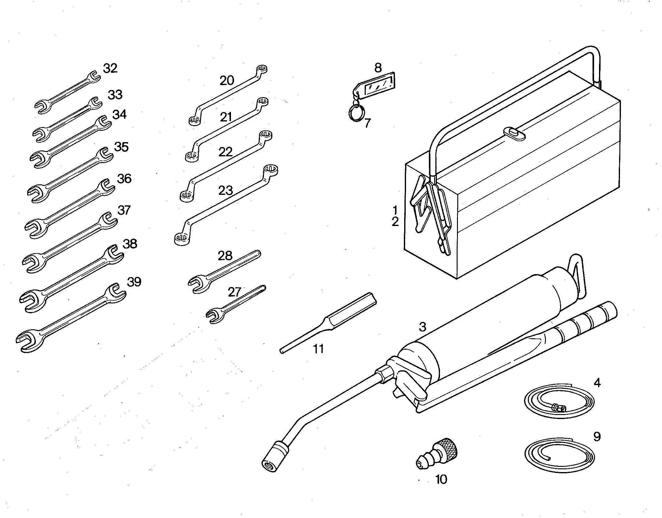 КЛЮЧ SW12 DIN 894 7900707 LIEBHERR