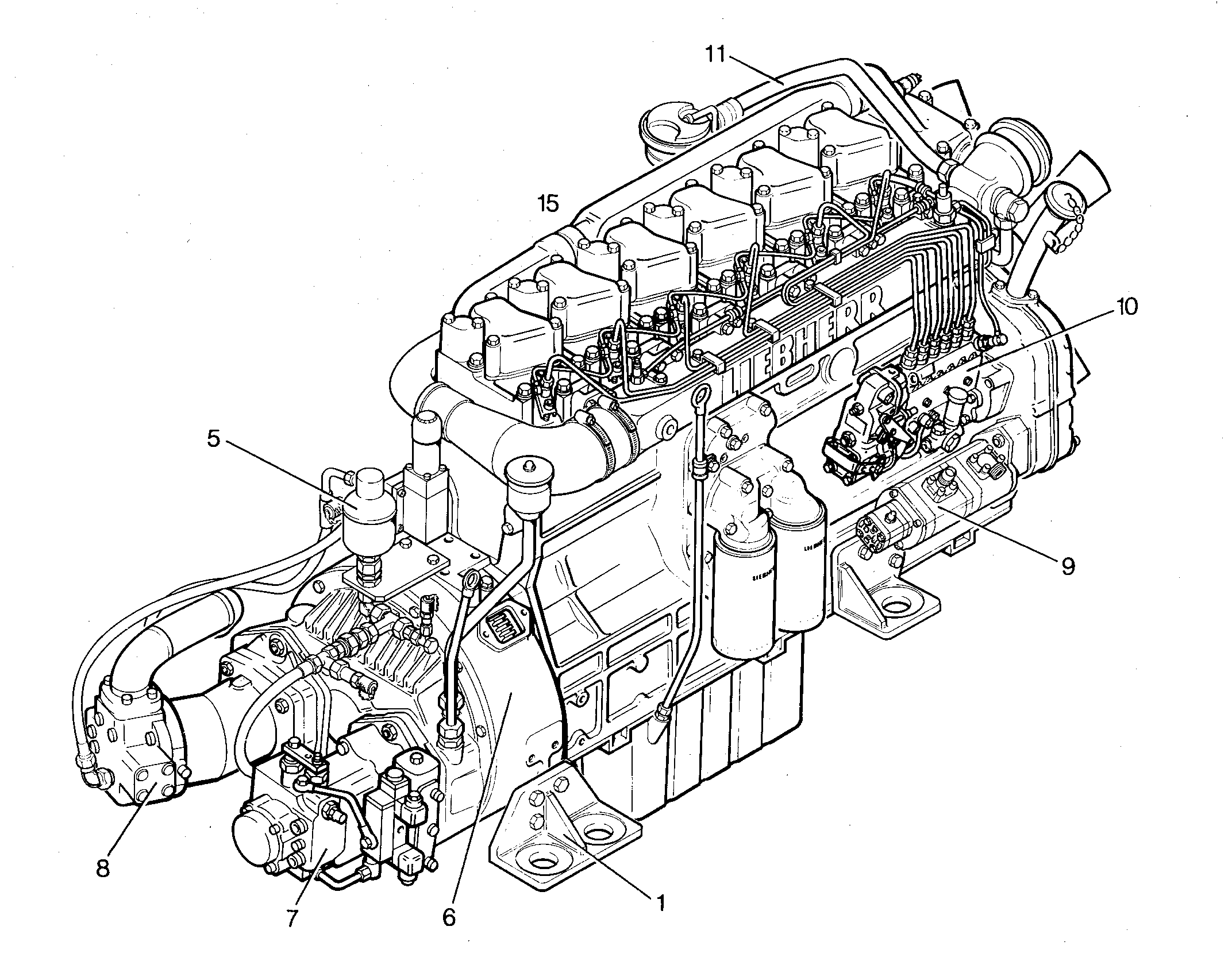 ПРЕДВ.МОНТАЖ РЕГУЛИР.НАСОС A4V90DA 9651950 LIEBHERR