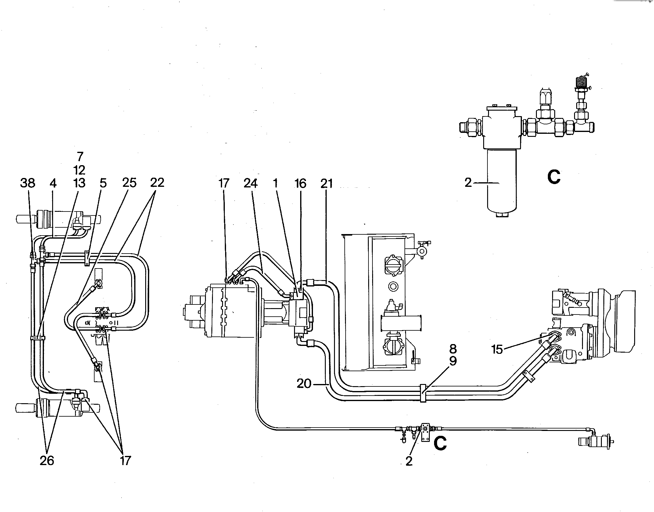 ПРЕДВАРИТЕЛЬНЫЙ МОНТАЖ ФИЛЬТР 9191980 LIEBHERR