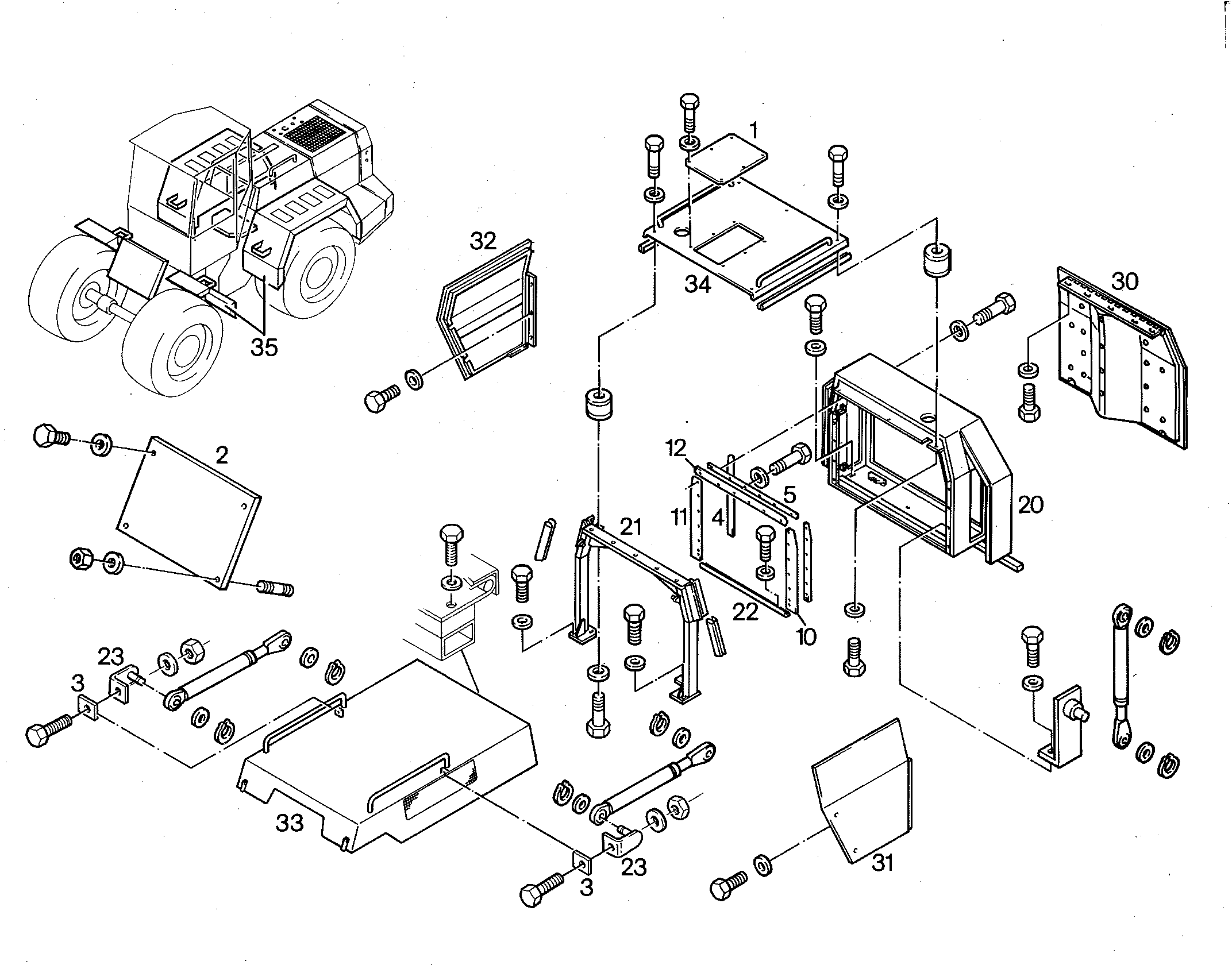 КОВРИК РЕЗИНОВЫЙ 9192587 LIEBHERR