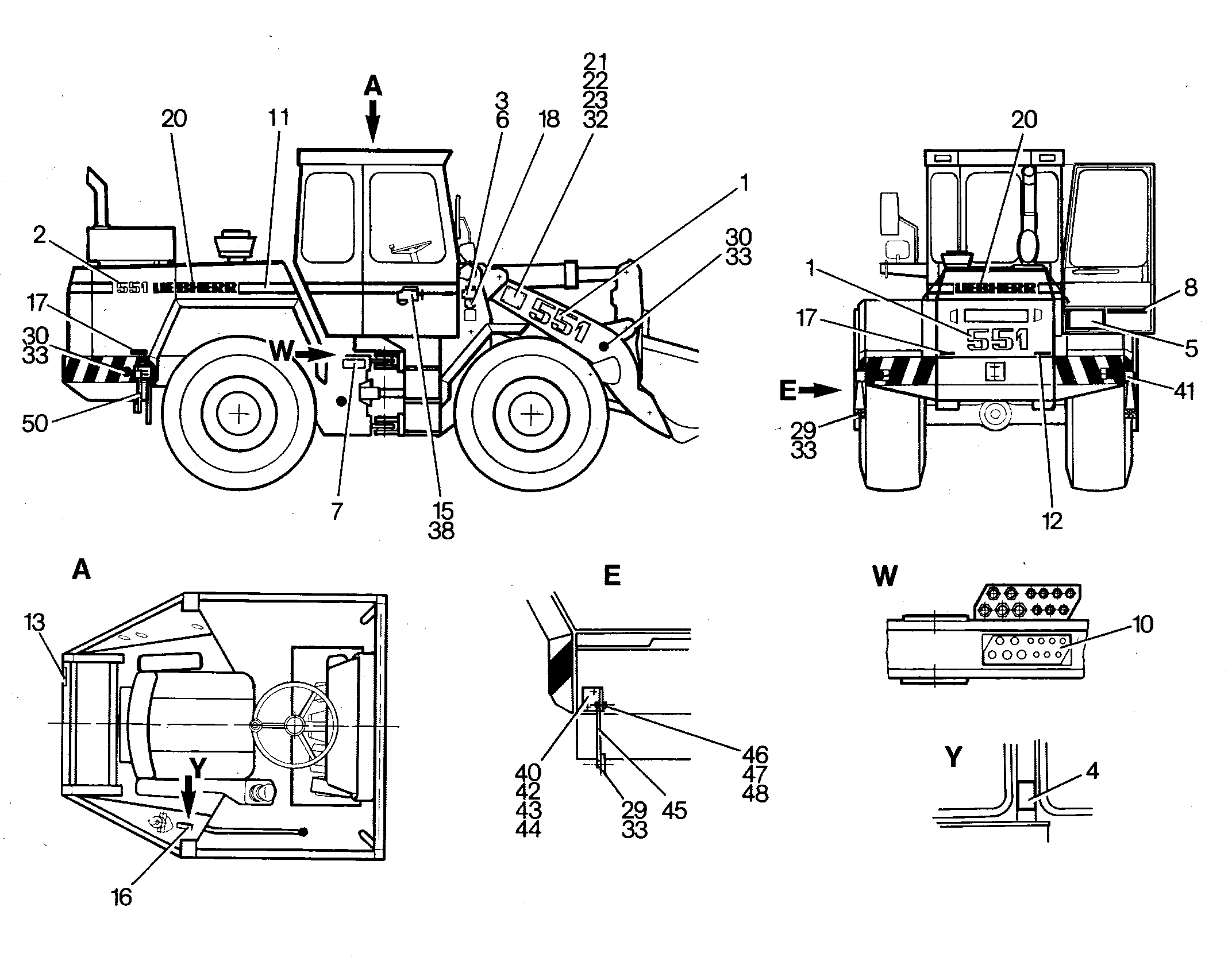 ПЛАН СМАЗКИ Ø551mm 9191475 LIEBHERR