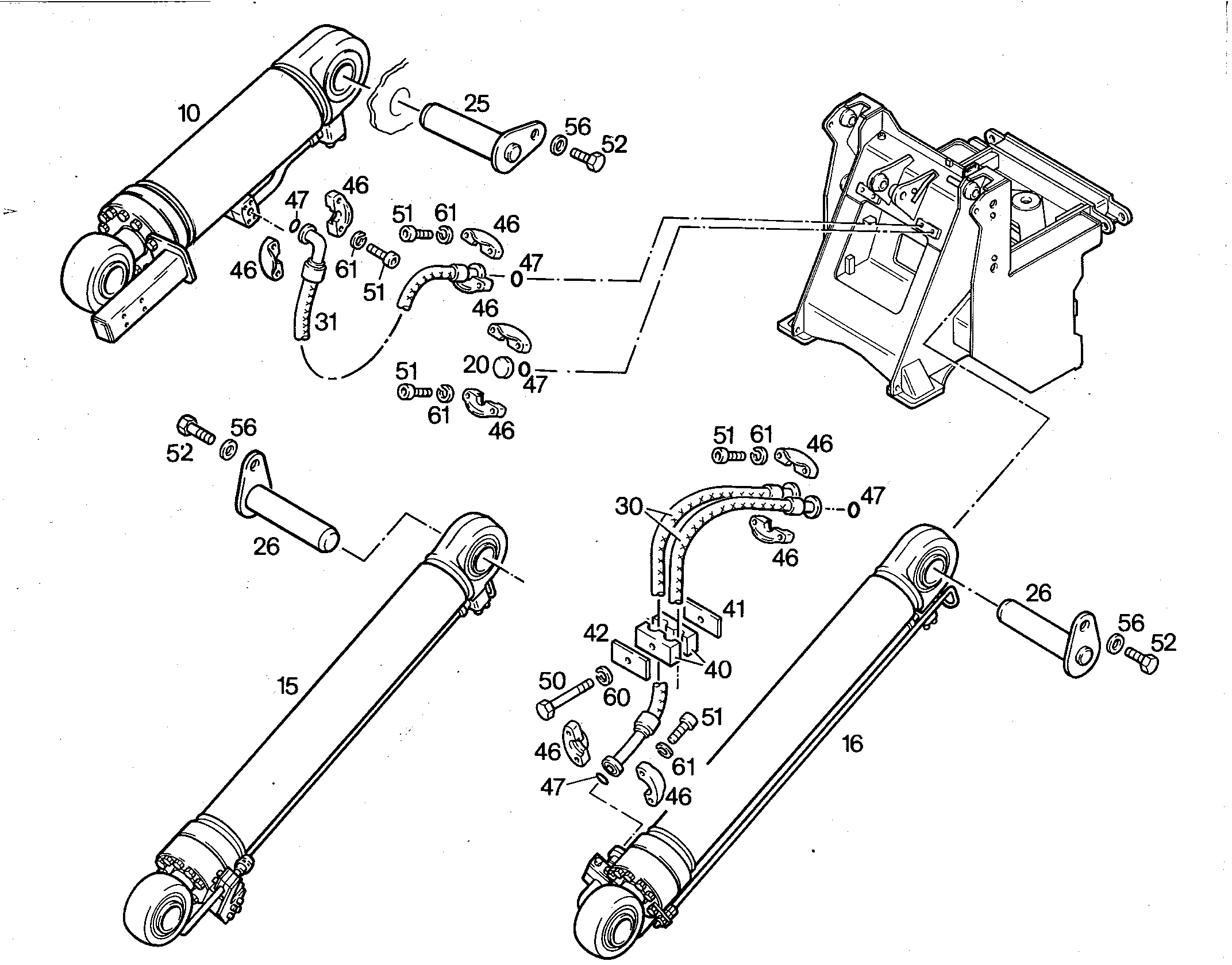 БОЛТ С ШЕСТИГРАННОЙ ГОЛОВКОЙ ISO 4014 M8X55 8.8 A2C 4061024 LIEBHERR