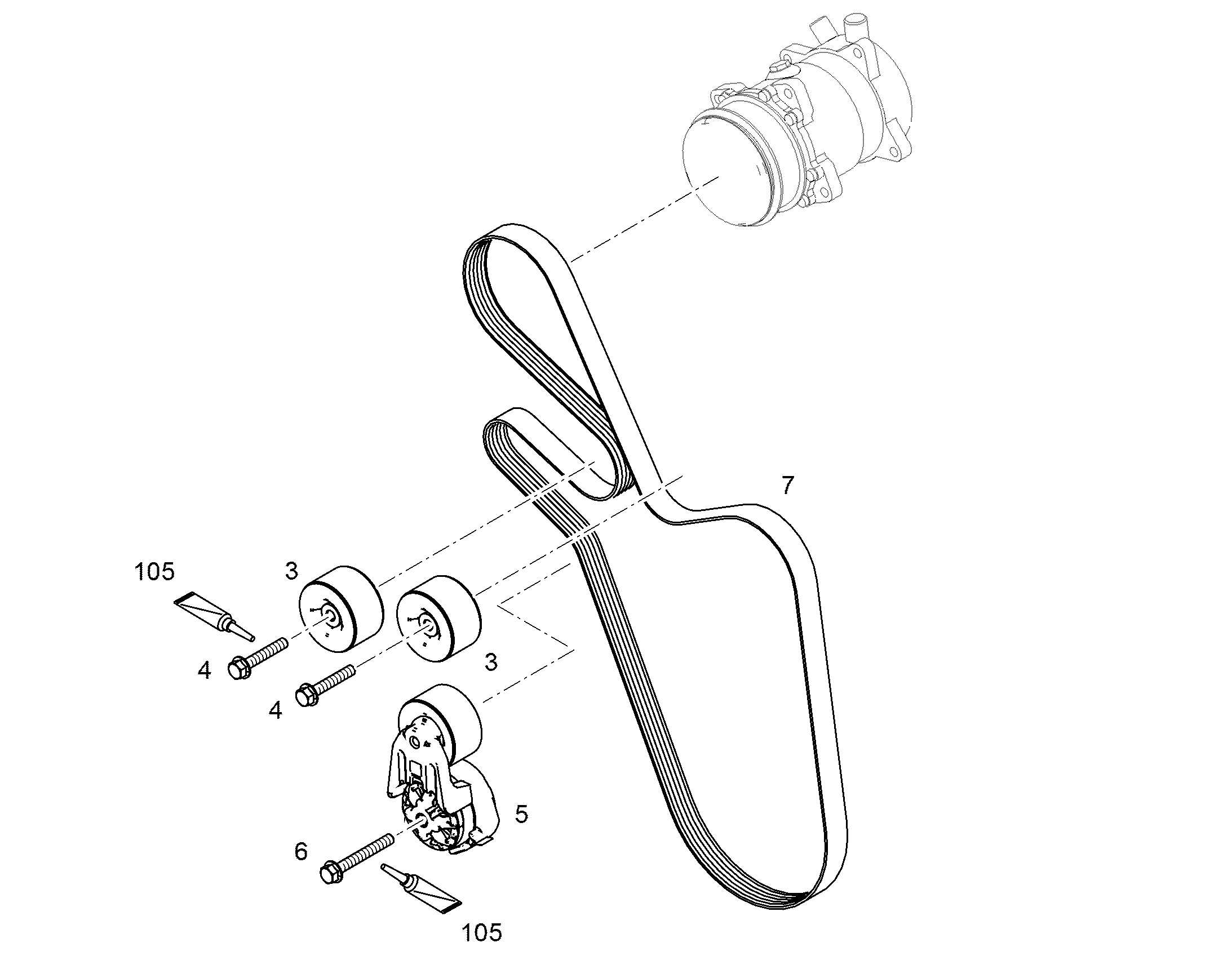 БОЛТ С ШЕСТИГРАННОЙ ГОЛОВКОЙ EN 1665 M10X80 8.8 PHR 12208087 LIEBHERR