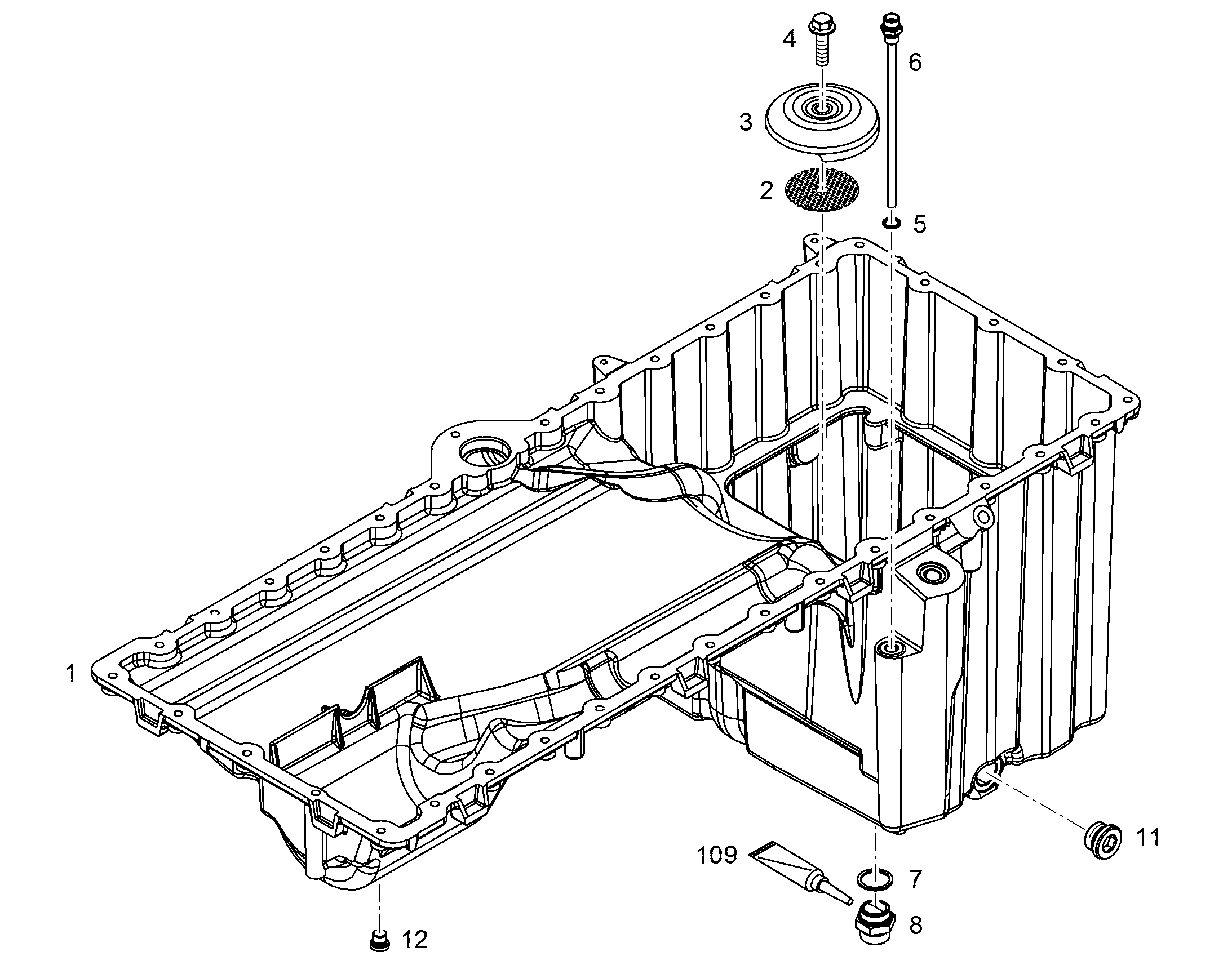 ВАННА МАСЛЯННАЯ 10155279 LIEBHERR
