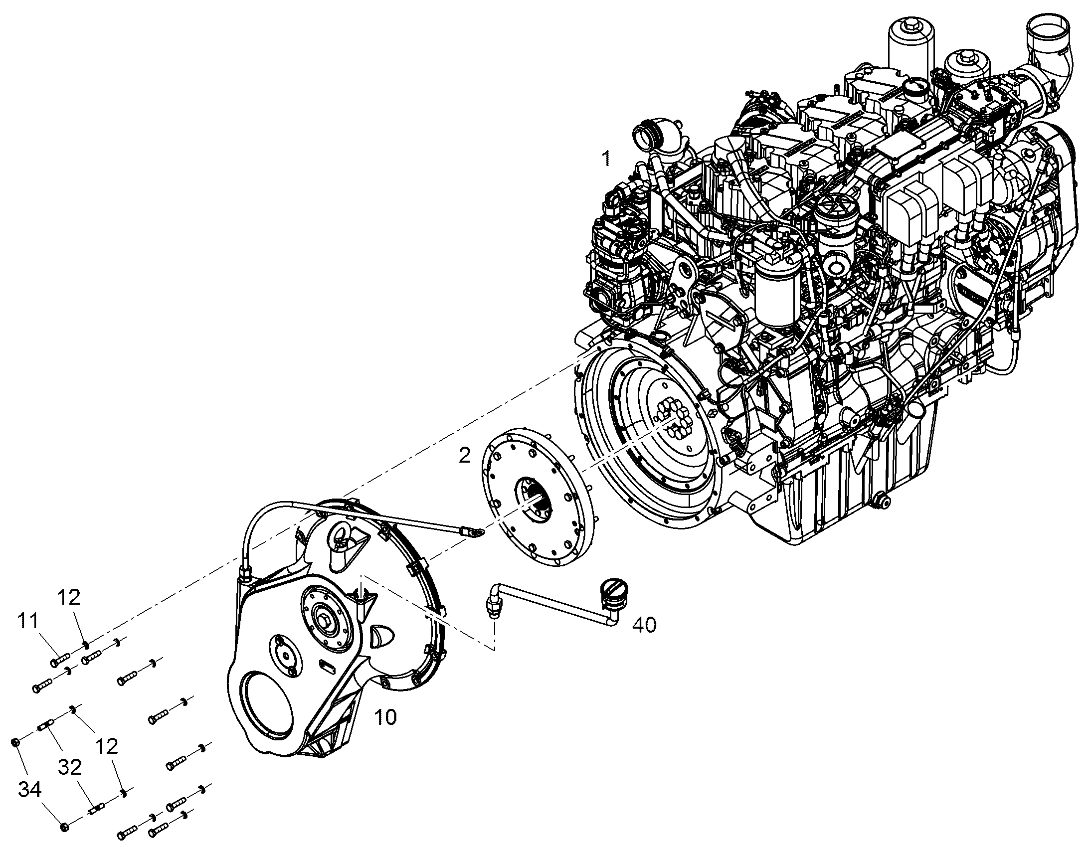 ДВИГАТЕЛЬ ДИЗЕЛЬНЫЙ D944 A7-14 200 kW 11356037 LIEBHERR
