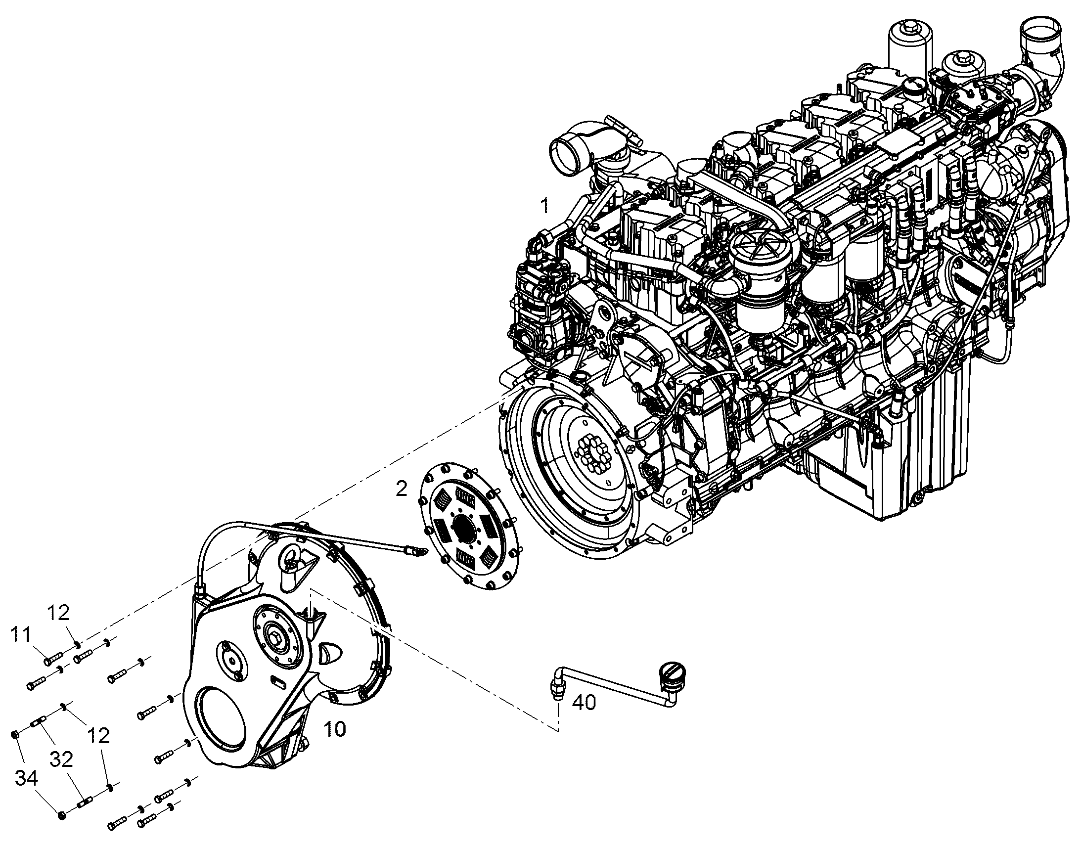 КОРОБКА НАСОСА РАЗДАТОЧНАЯ 11416545 LIEBHERR