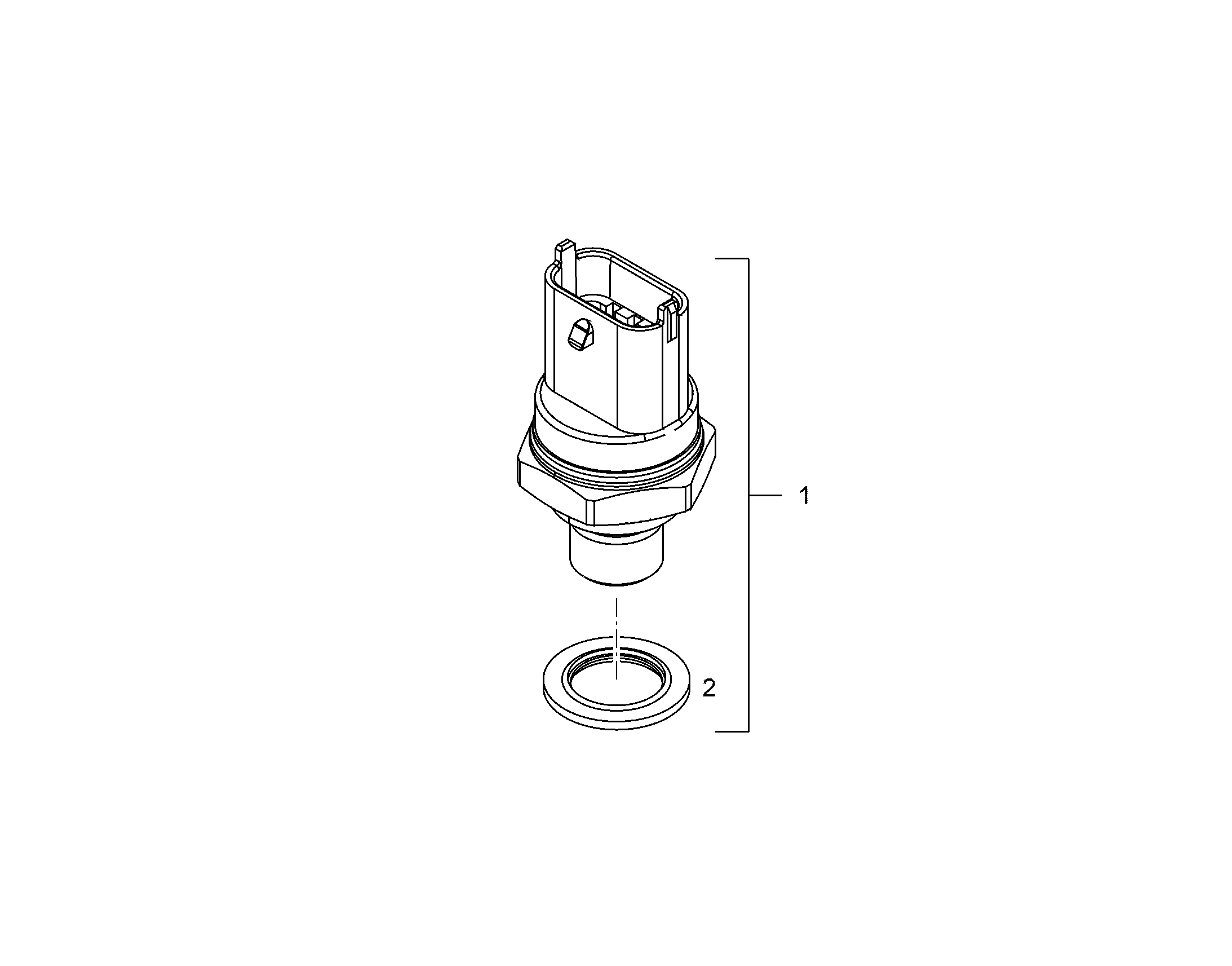 ДАТЧИК ДАВЛЕНИЯ 0-12bar 12433525 LIEBHERR