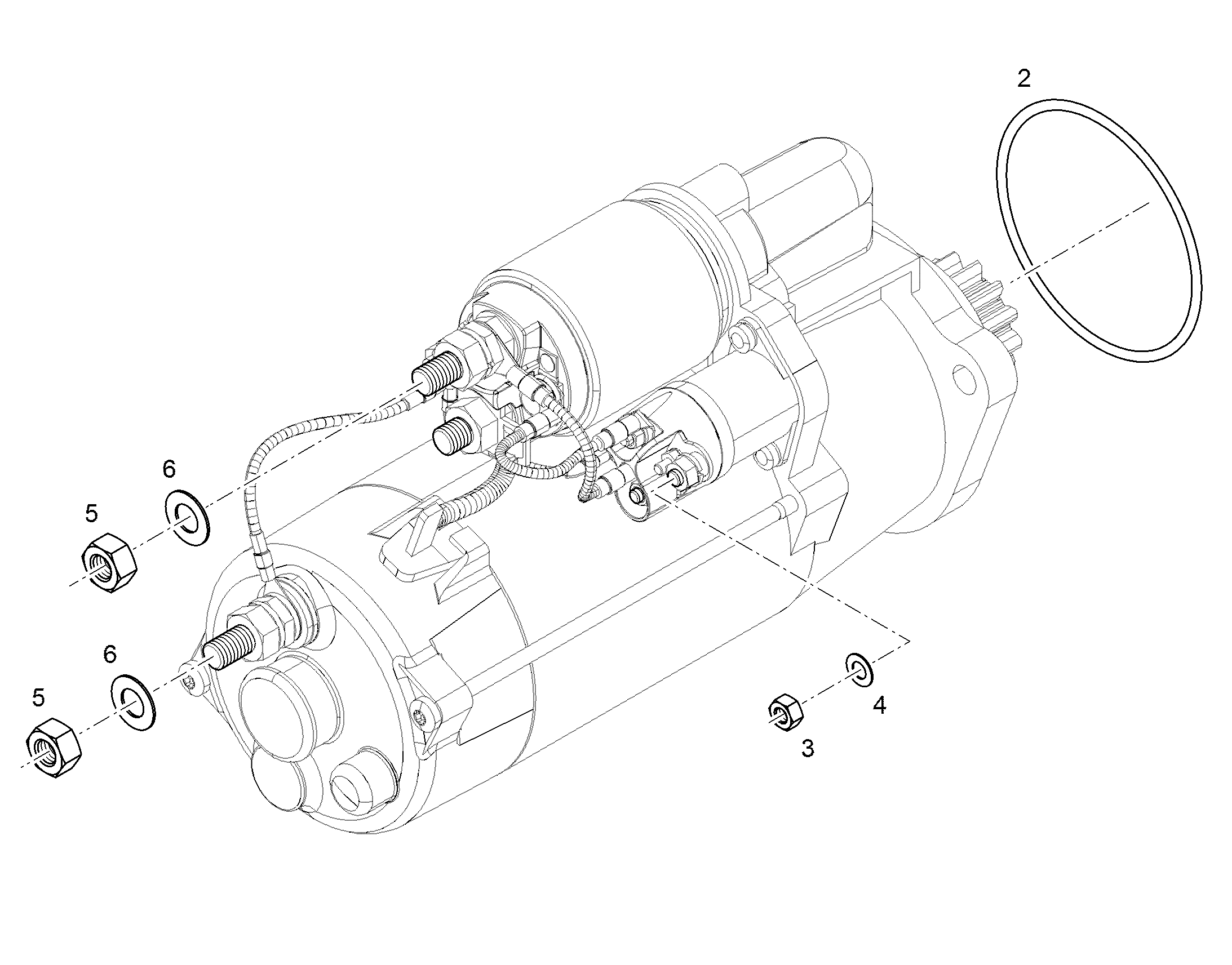 ШЕСТИГРАННАЯ ГАЙКА M6 10411094 LIEBHERR