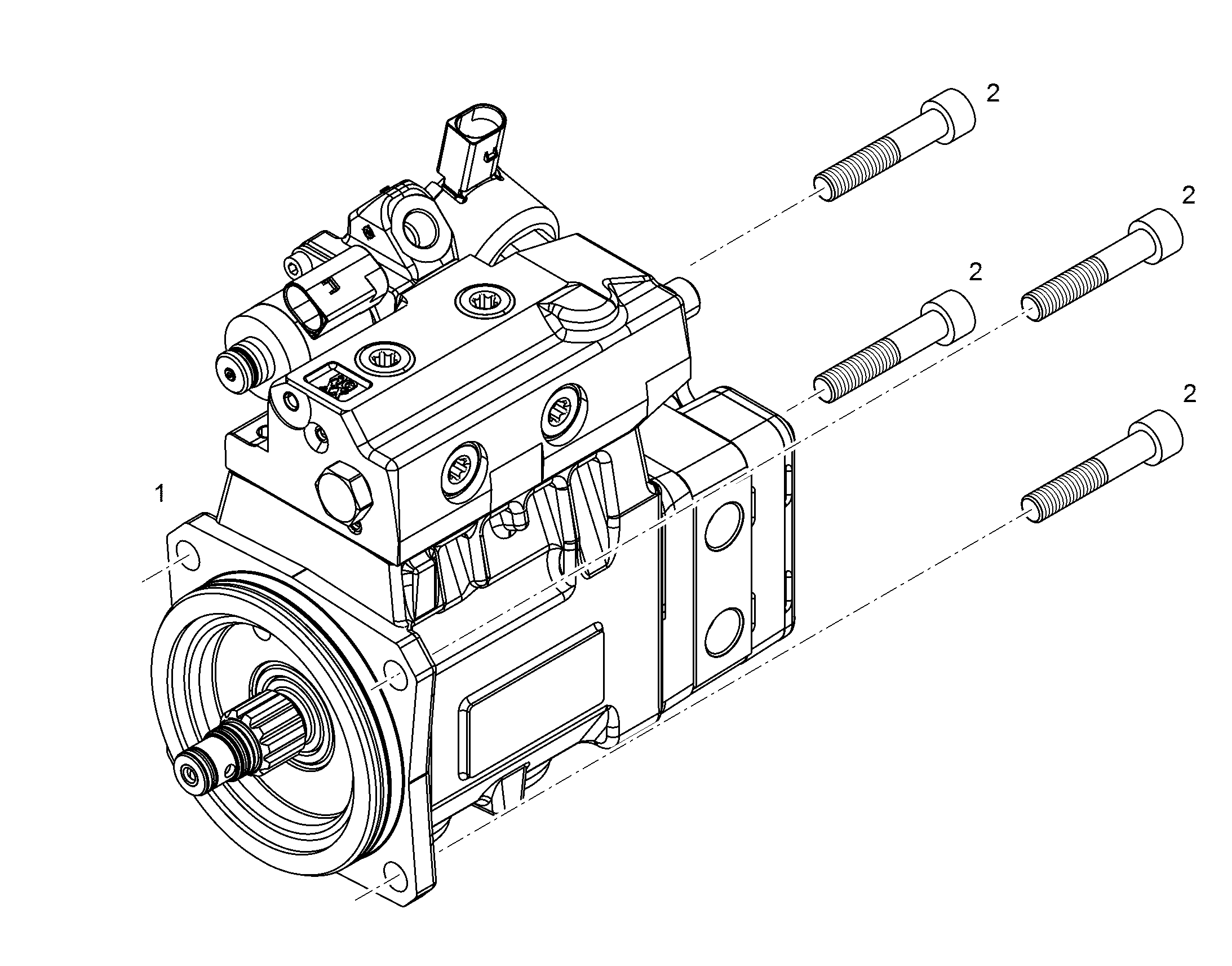 НАСОС ВЫСОКОГО ДАВЛЕНИЯ 11365970 LIEBHERR