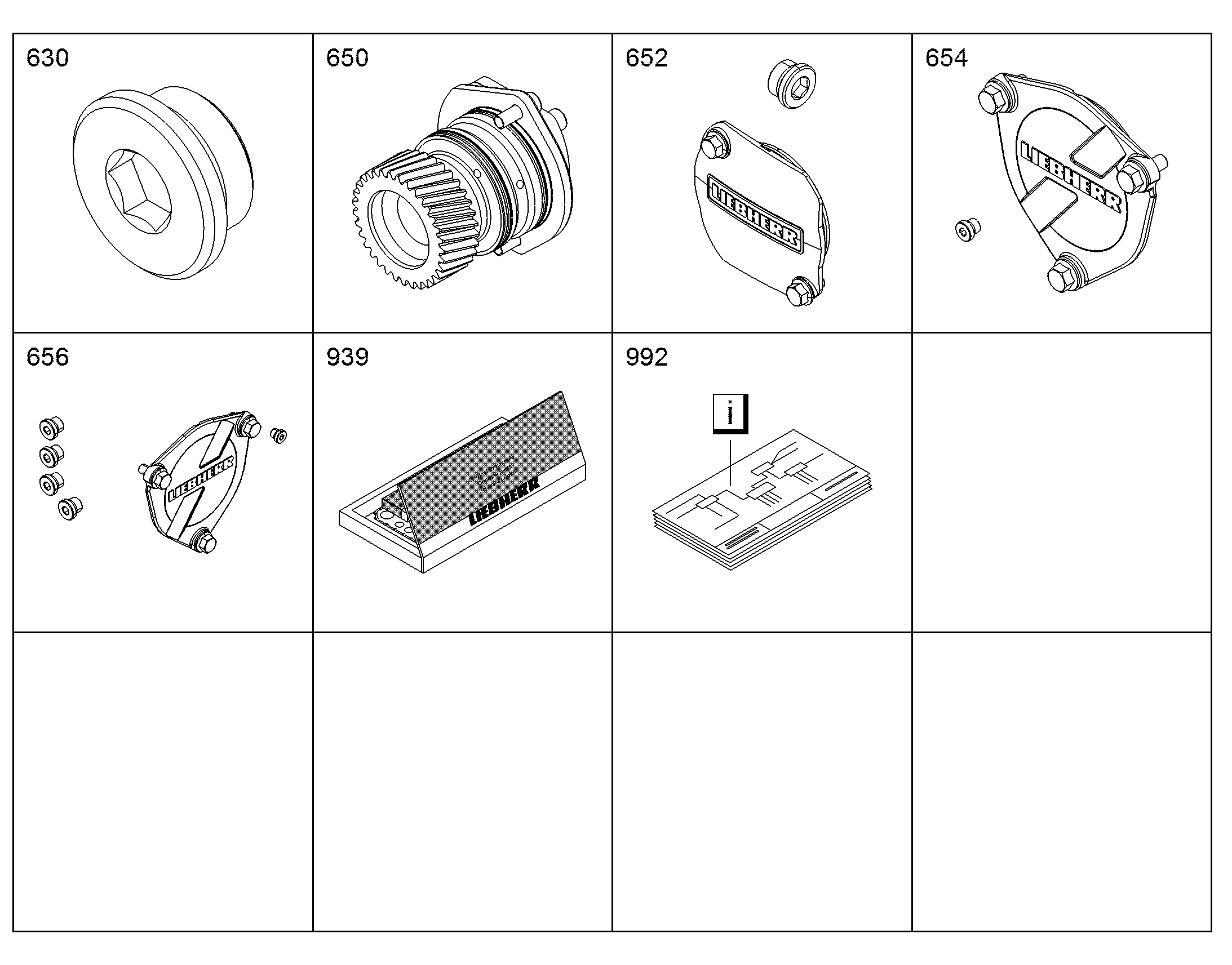 ЭЛЕМЕНТЫ ЗАПИРАЮЩИЕ 10146374 LIEBHERR