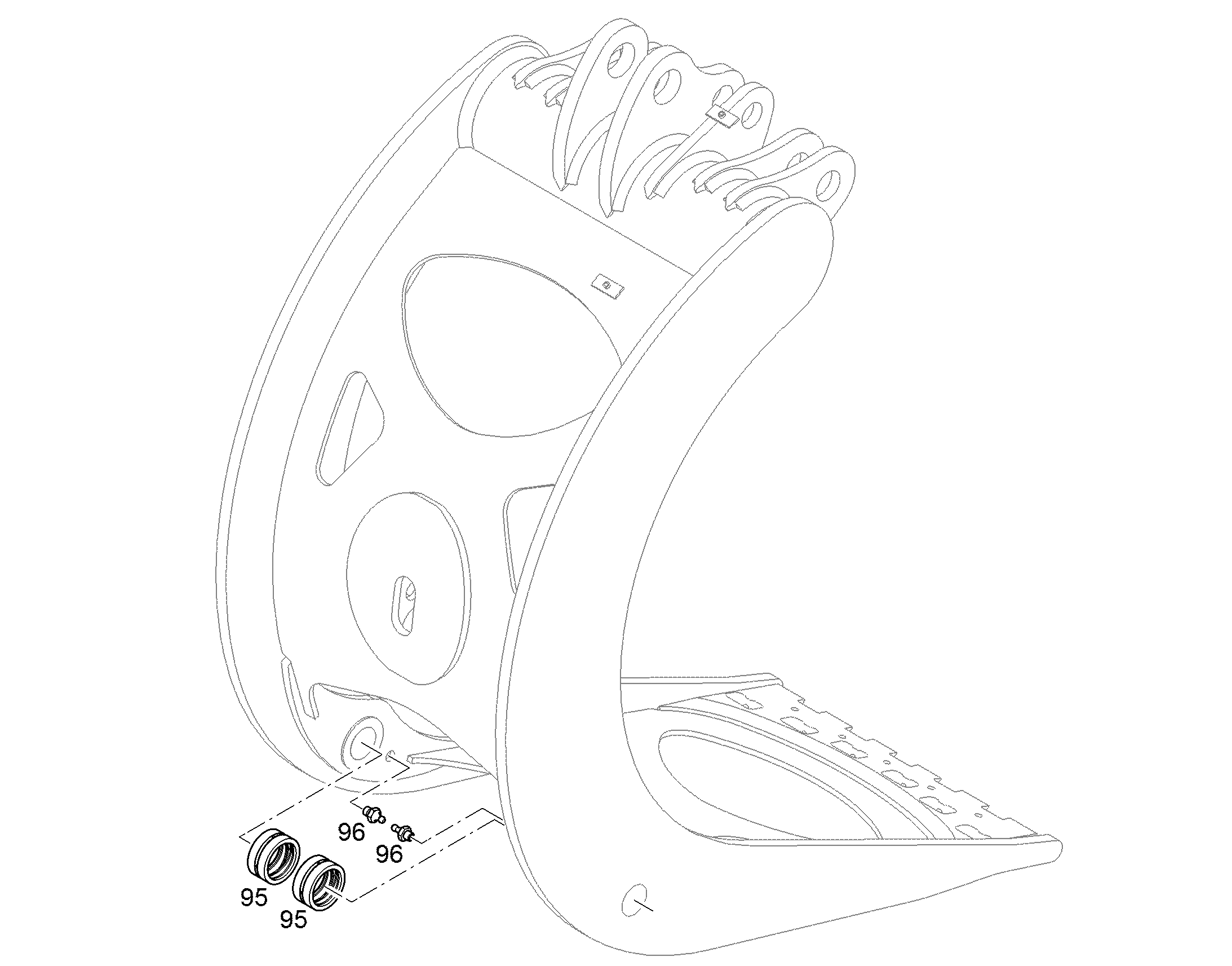 НИППЕЛЬ СМАЗОЧНЫЙ 13543963 LIEBHERR