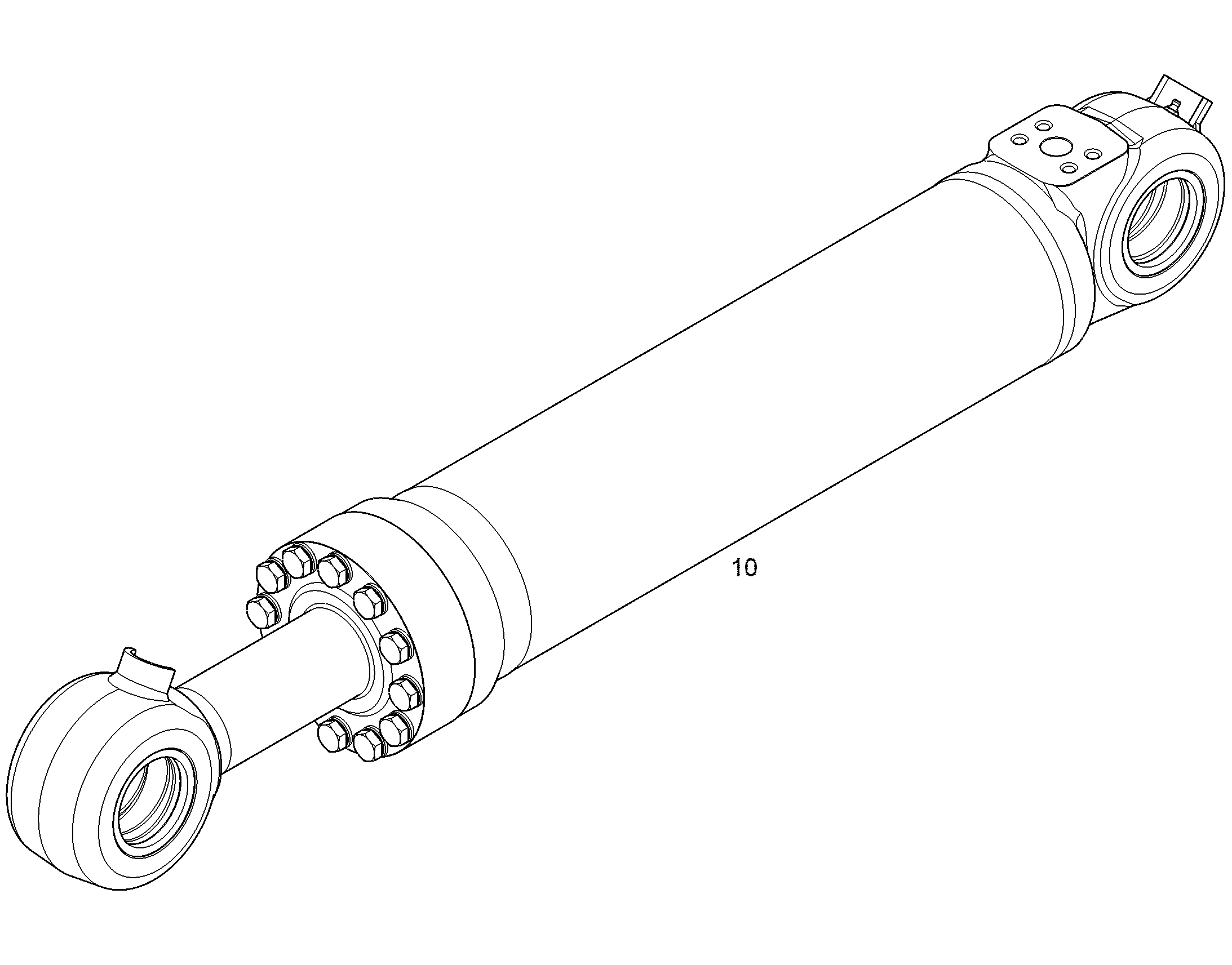 ГИДРОЦИЛИНДР 12977324 LIEBHERR