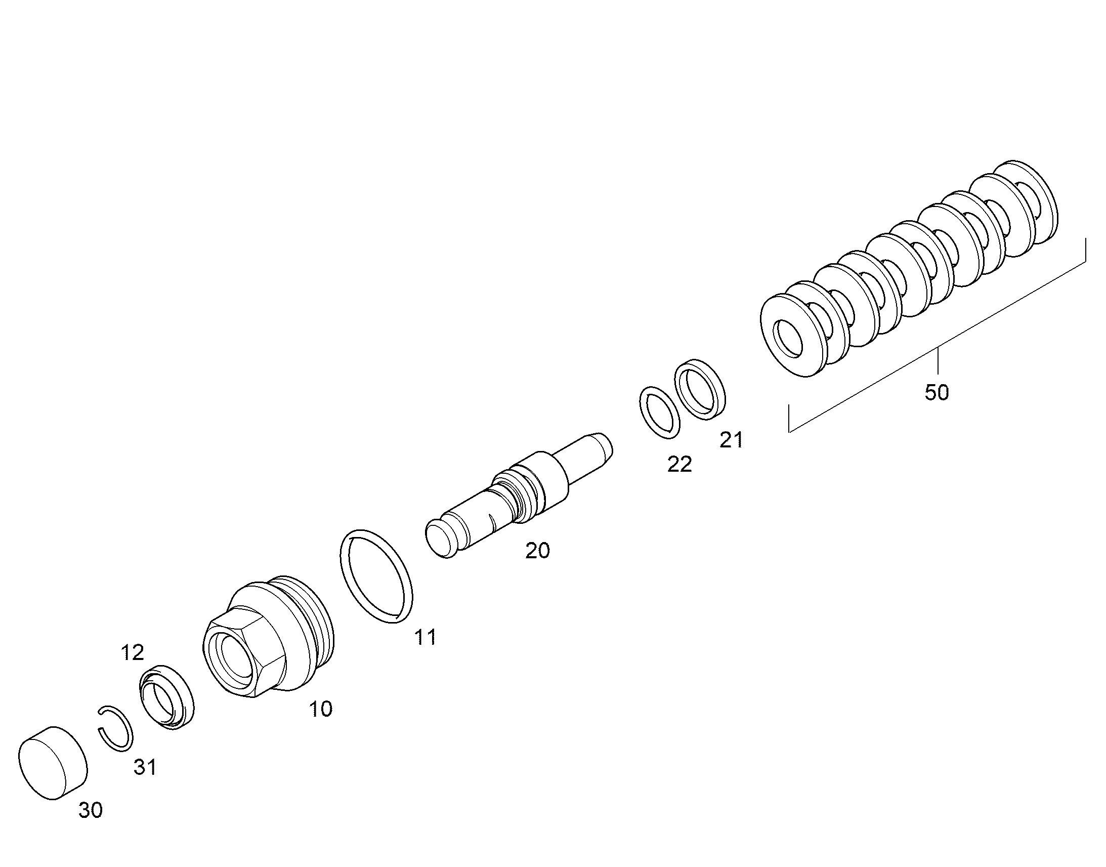 ПЛУНЖЕРНЫЙ ЦИЛИНДР 12849732 LIEBHERR