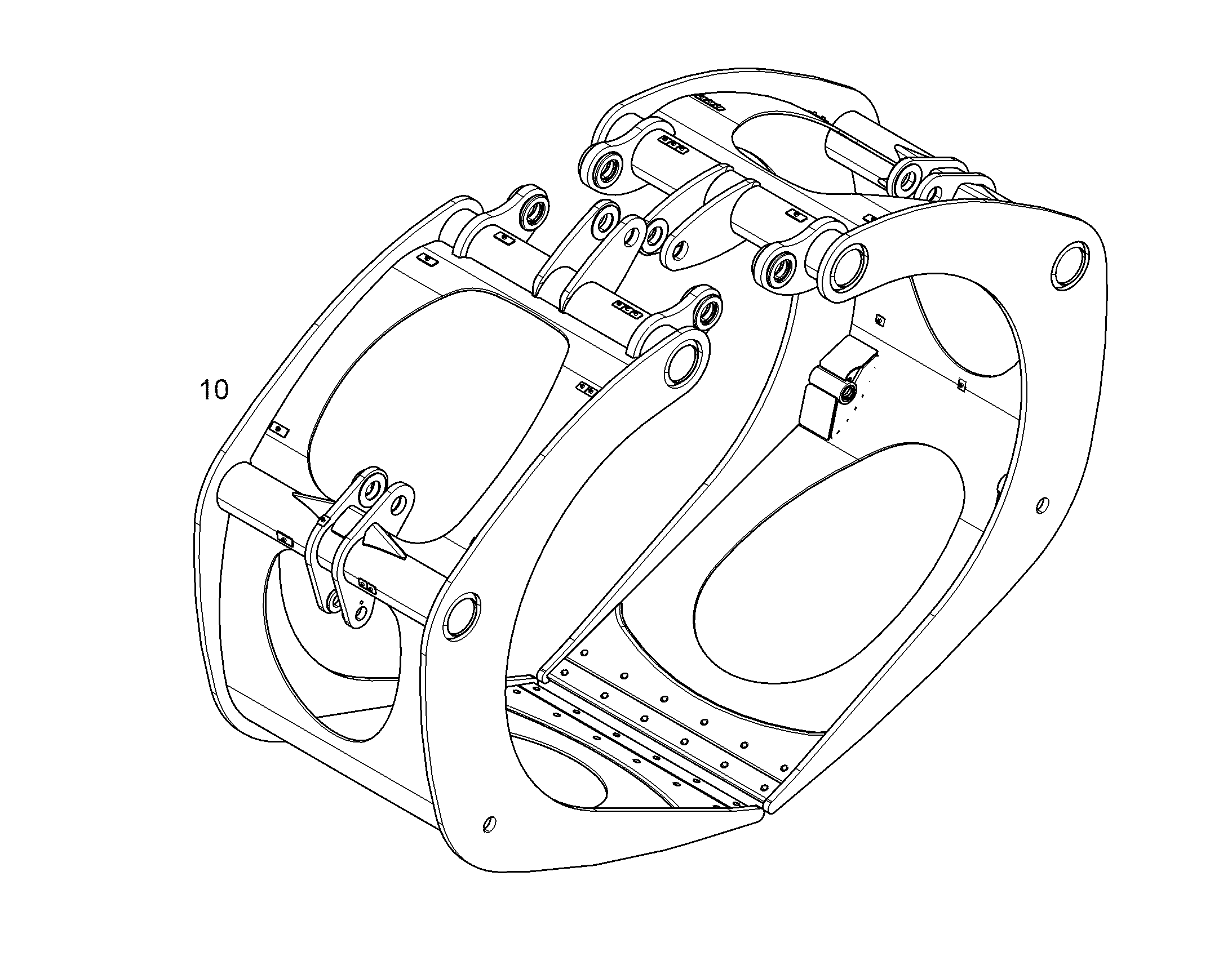 ЗАЖИМНАЯ ПАРА 1100mm 3,6m² 13505418 LIEBHERR