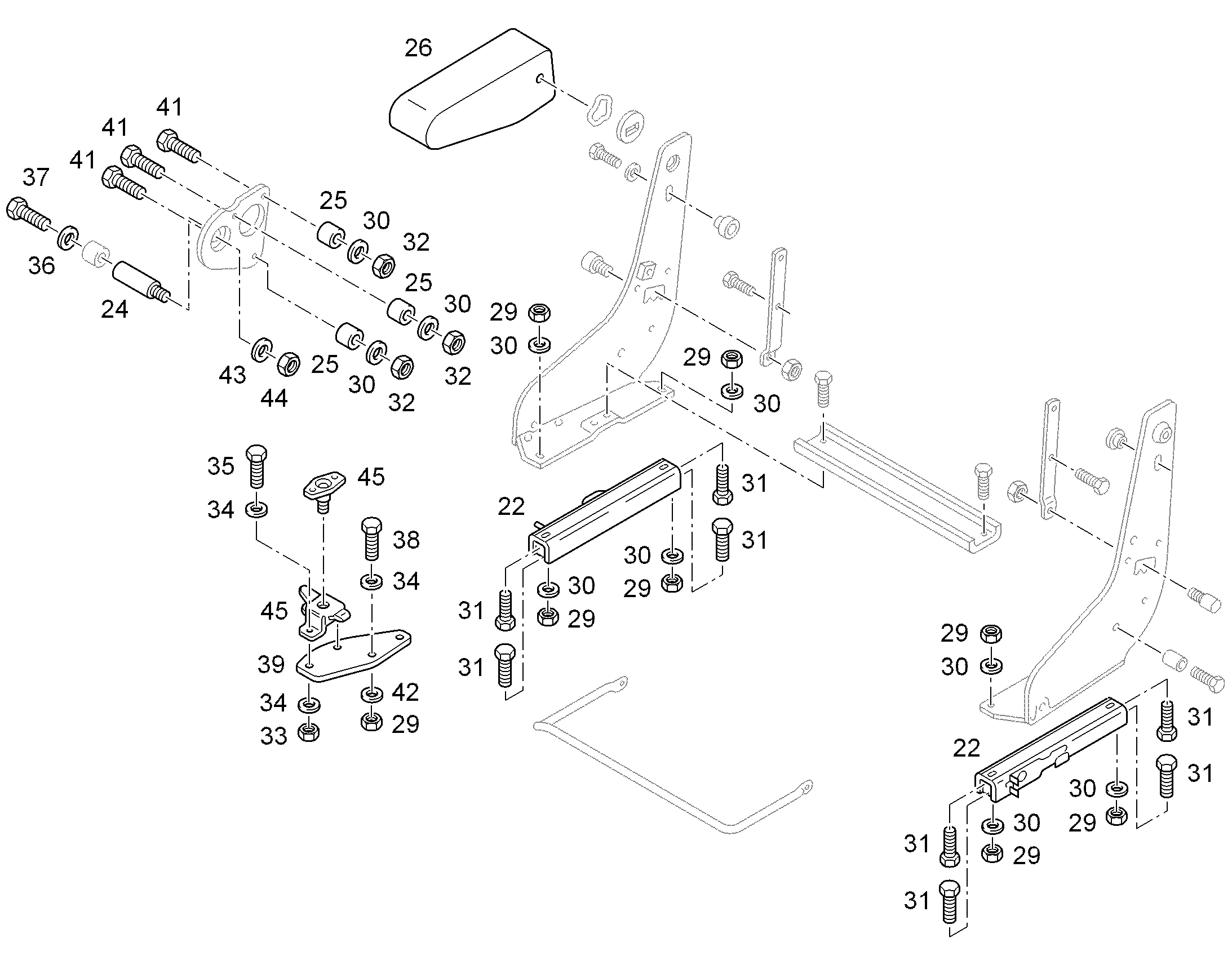 ПОДЛОКОТНИК 7363371 LIEBHERR