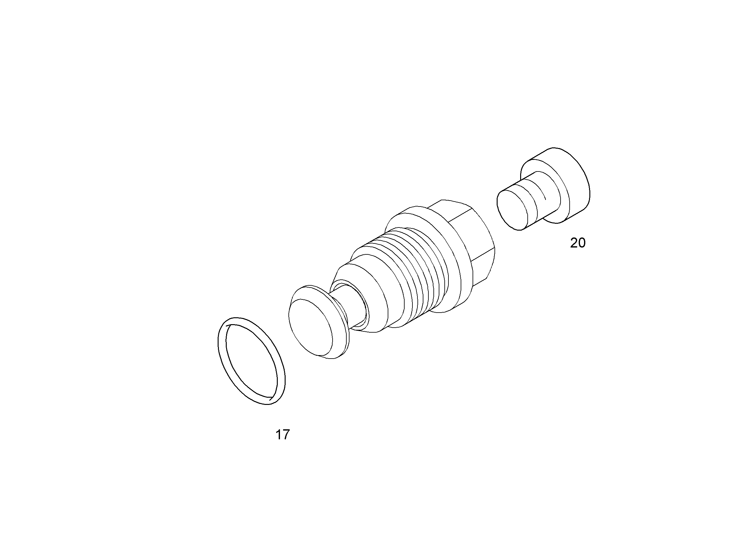 УПЛОТНИТЕЛЬНОЕ КОЛЬЦО AEHNL.ISO 3601-1 23,3X2,4 7380615 LIEBHERR