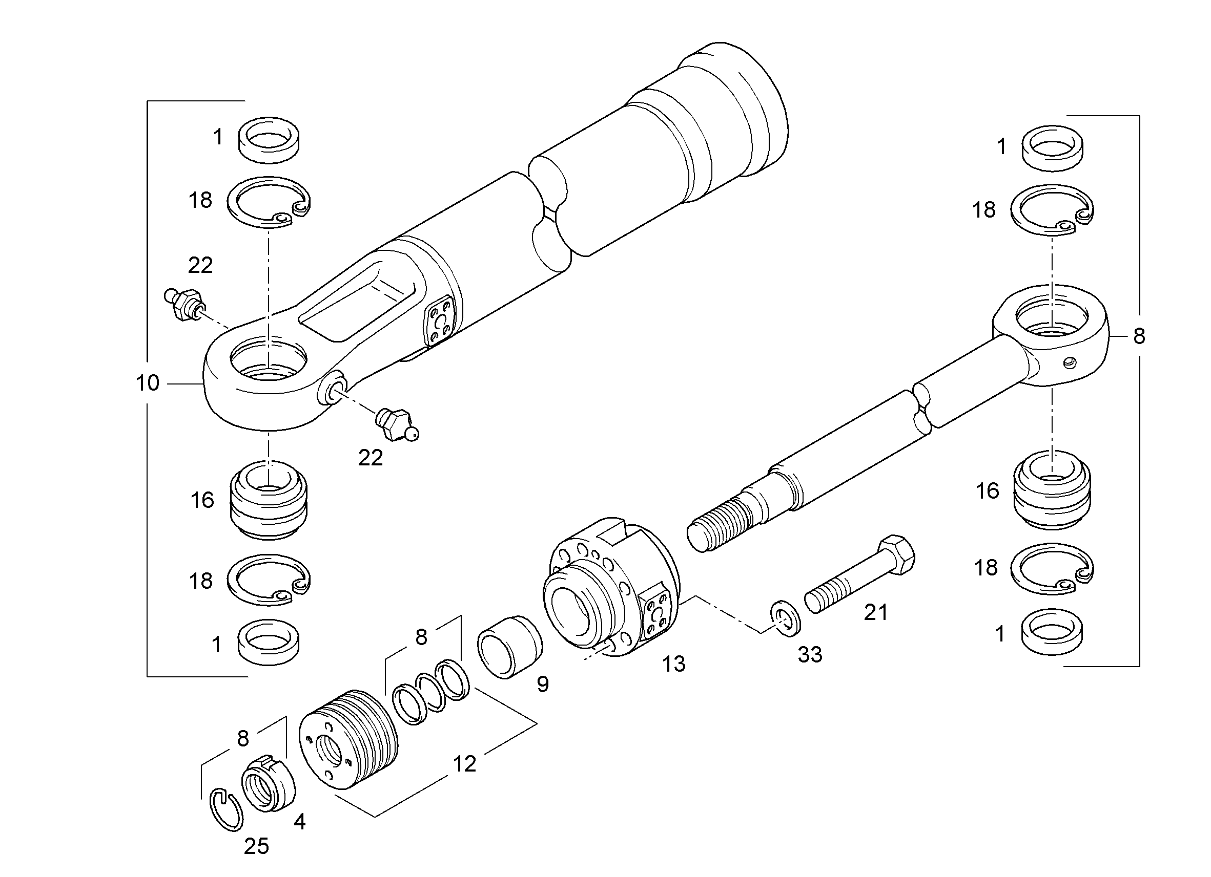 БОЛТ С ШЕСТИГРАННОЙ ГОЛОВКОЙ ISO 4014 M24X170 10.9 VERGUETU 11820914 LIEBHERR