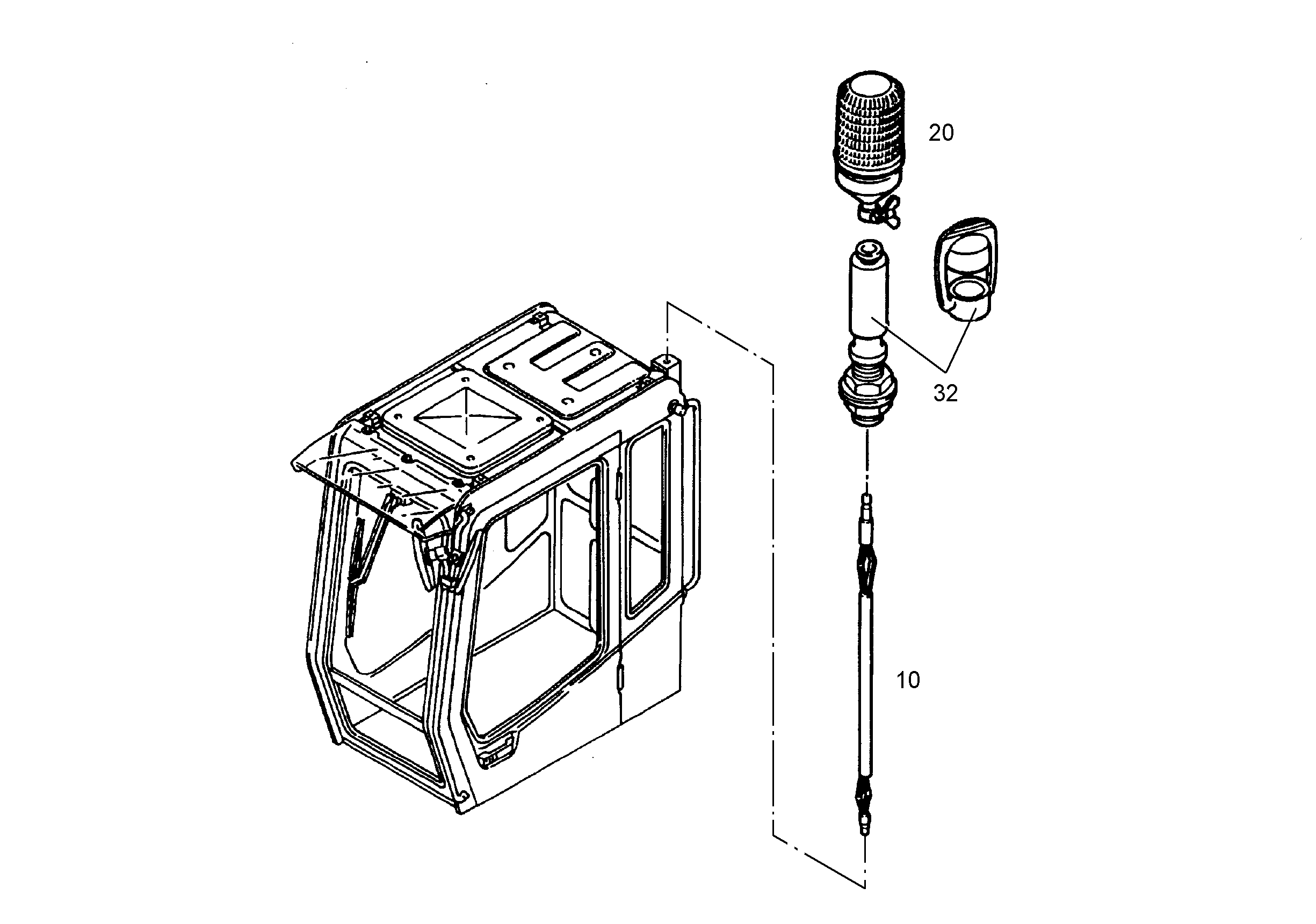 К-Т ПРОВ.- ПРОБЛЕСКОВЫЙ МАЯЧОК 9209839 LIEBHERR
