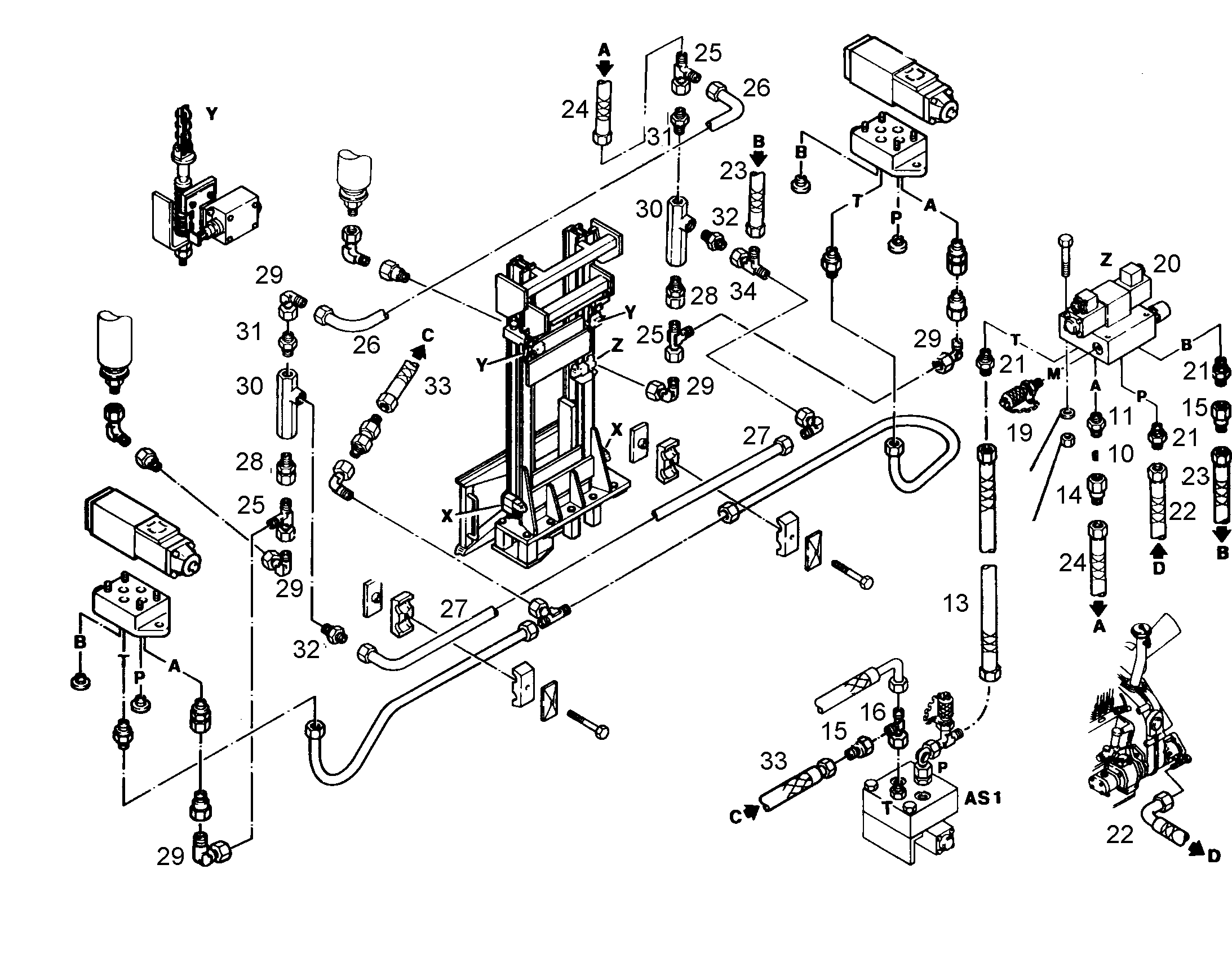 ШЛАНГ УПРАВЛЕНИЯ 8X1100 5604010 LIEBHERR