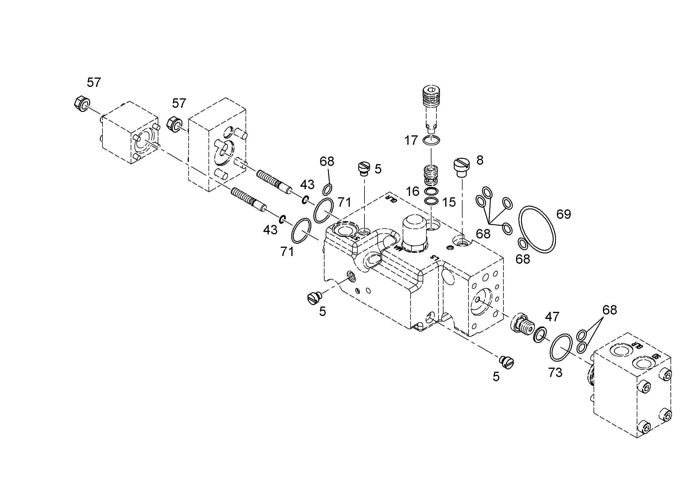 УПЛОТНИТЕЛЬНОЕ КОЛЬЦО ISO 3601-1 18,72X2,62 7380987 LIEBHERR
