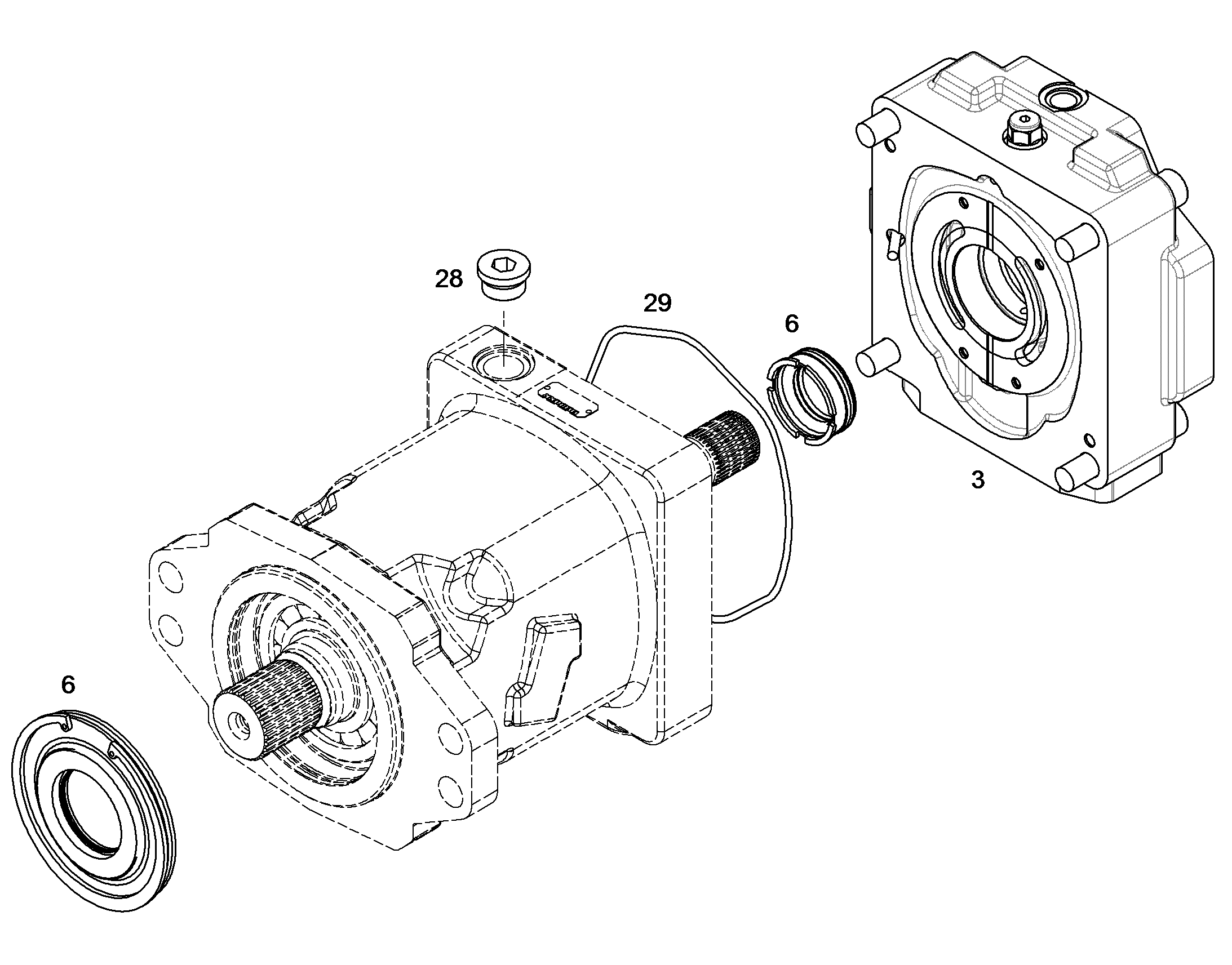 УПЛОТНИТЕЛЬНОЕ КОЛЬЦО ISO 3601-1 234,55X3,53 7380294 LIEBHERR