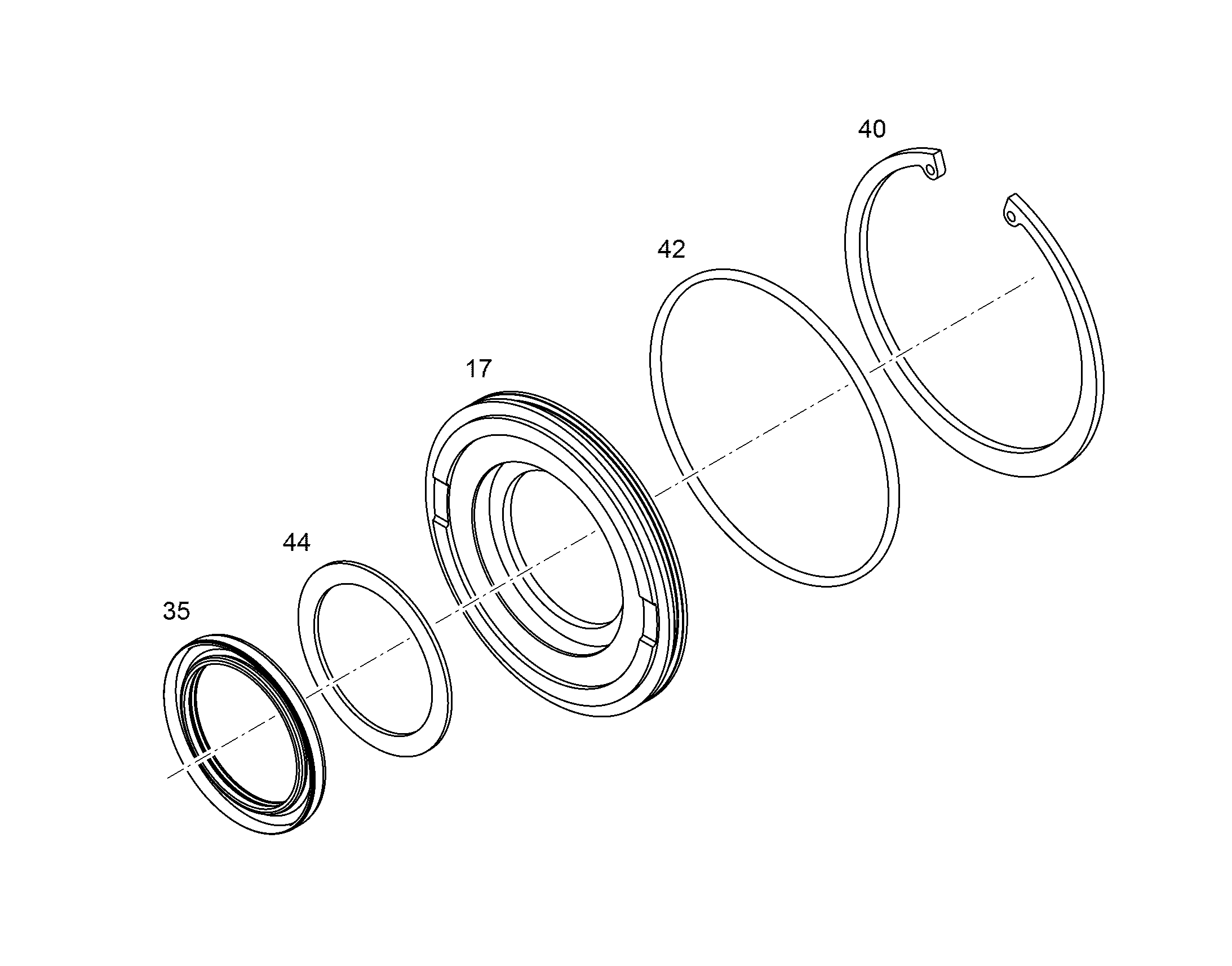 УПЛОТНИТЕЛЬНОЕ КОЛЬЦО ISO 3601-1 126,59X3,53 7380691 LIEBHERR